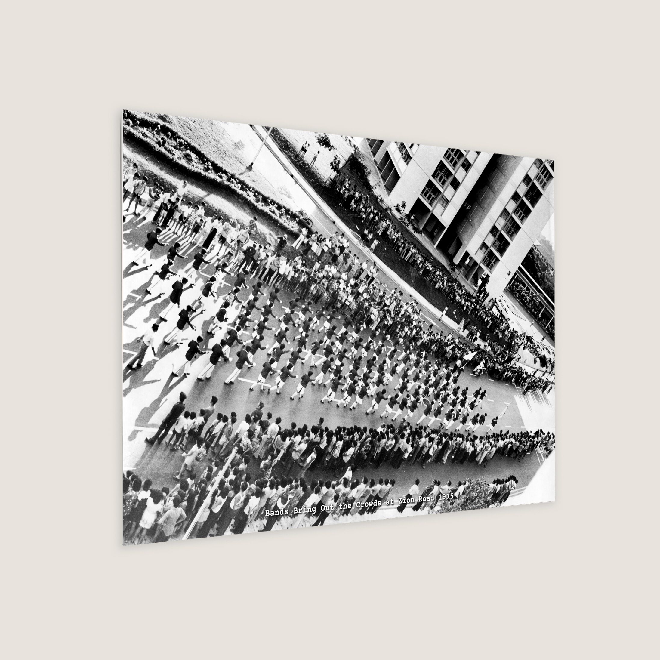 Bands Bring Out the Crowds at Zion Road 1975 Metal Panel