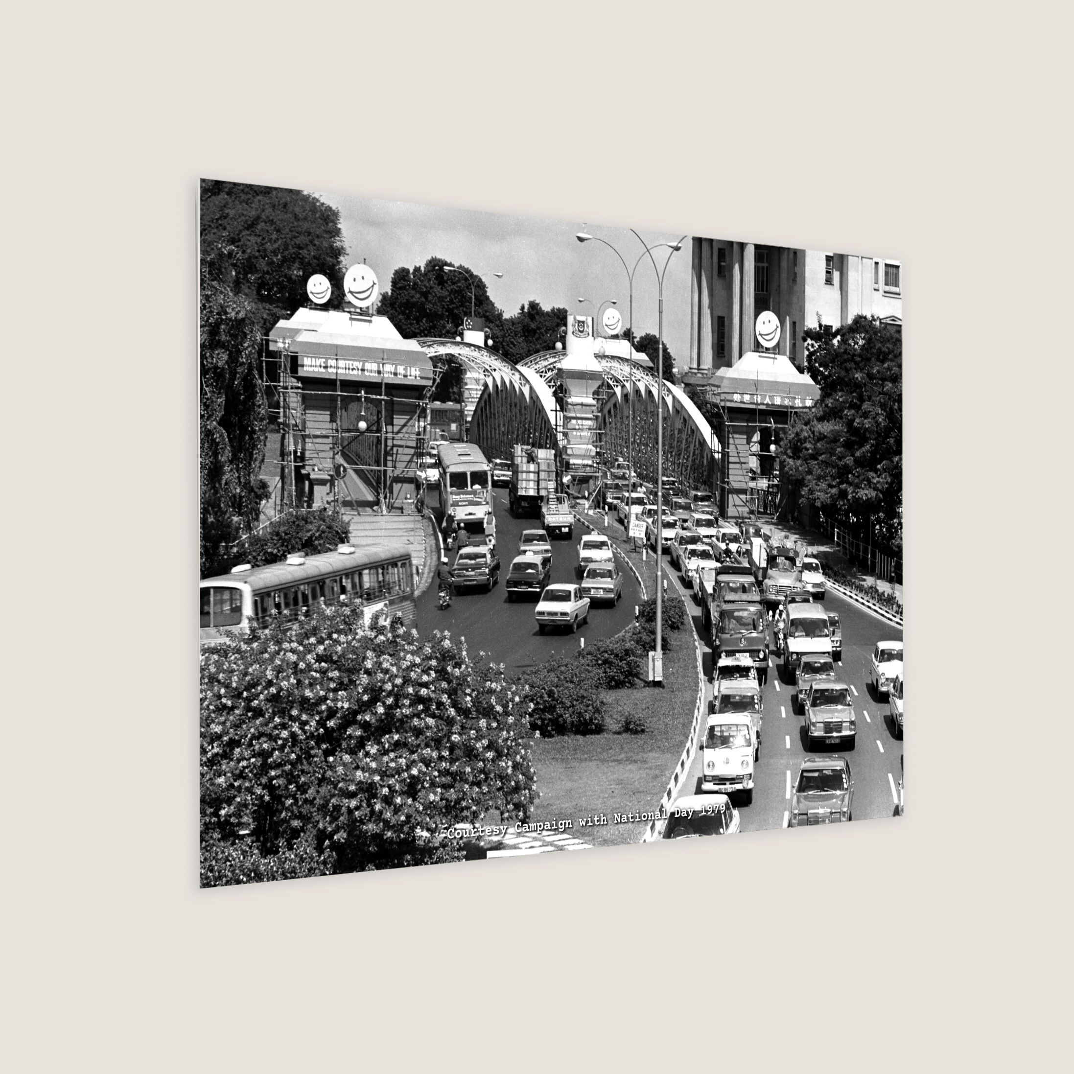 Courtesy Campaign with National Day 1979 Metal Panel