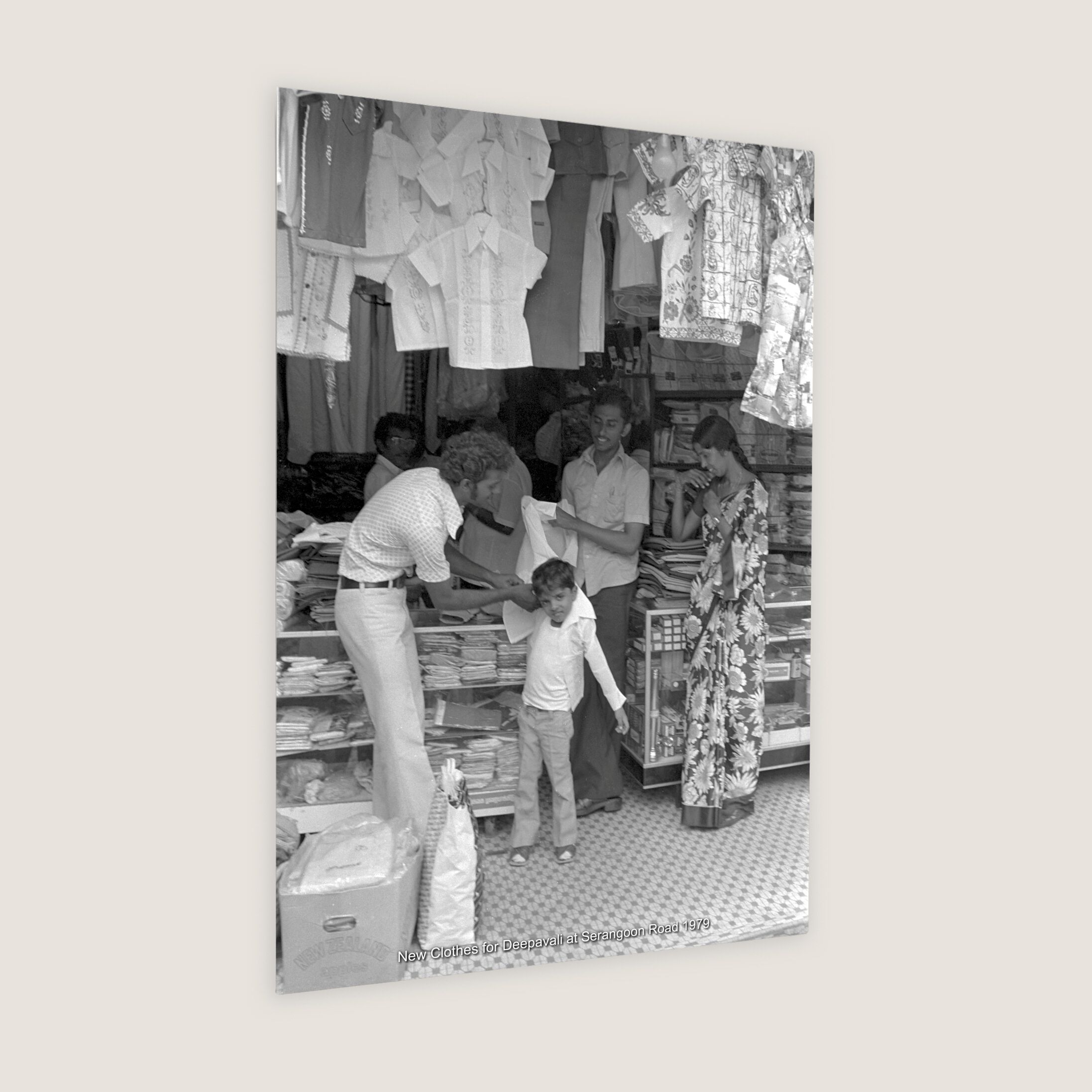 New Clothes for Deepavali at Serangoon Road 1979-My Sg Memories