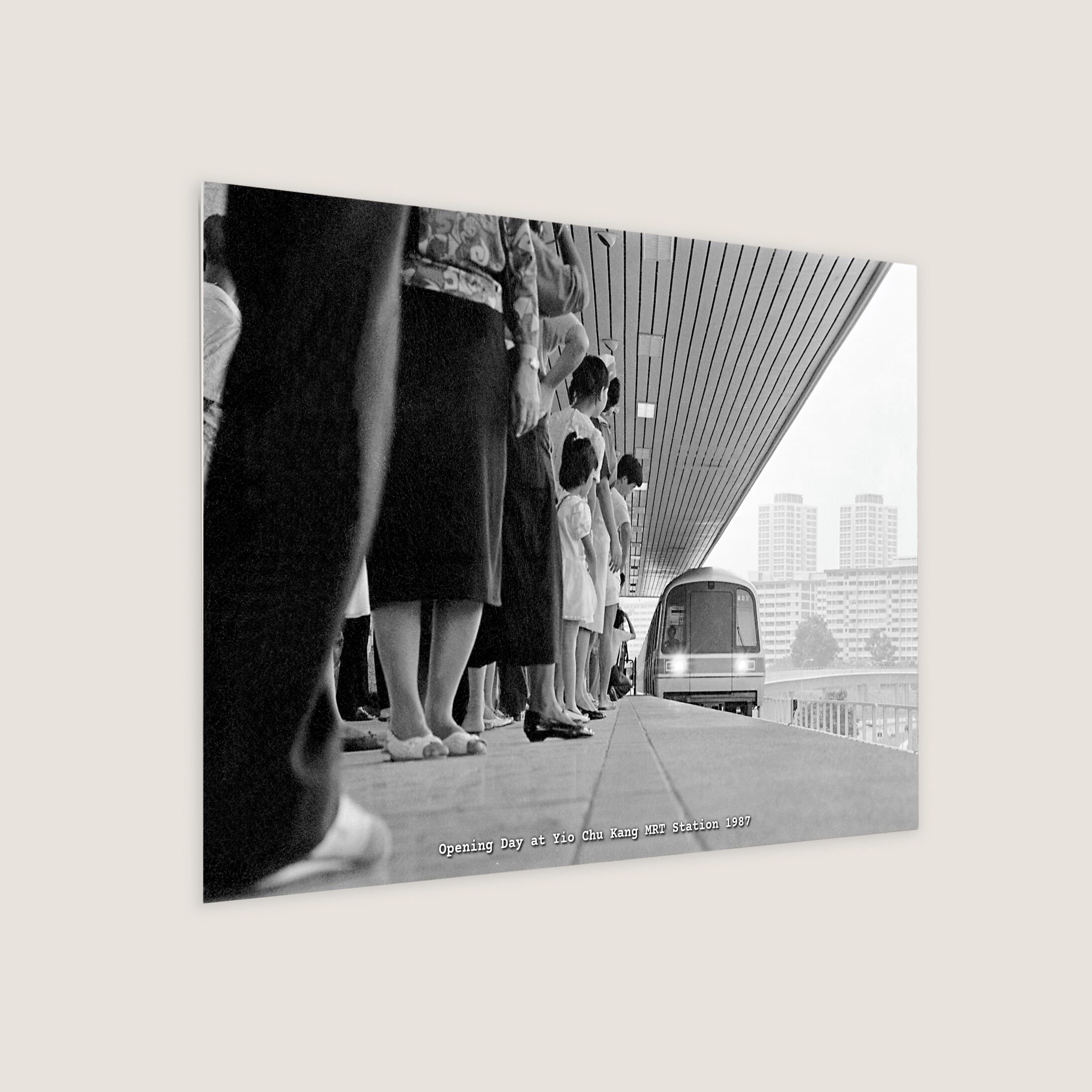 Opening Day at Yio Chu Kang MRT Station 1987-My Sg Memories