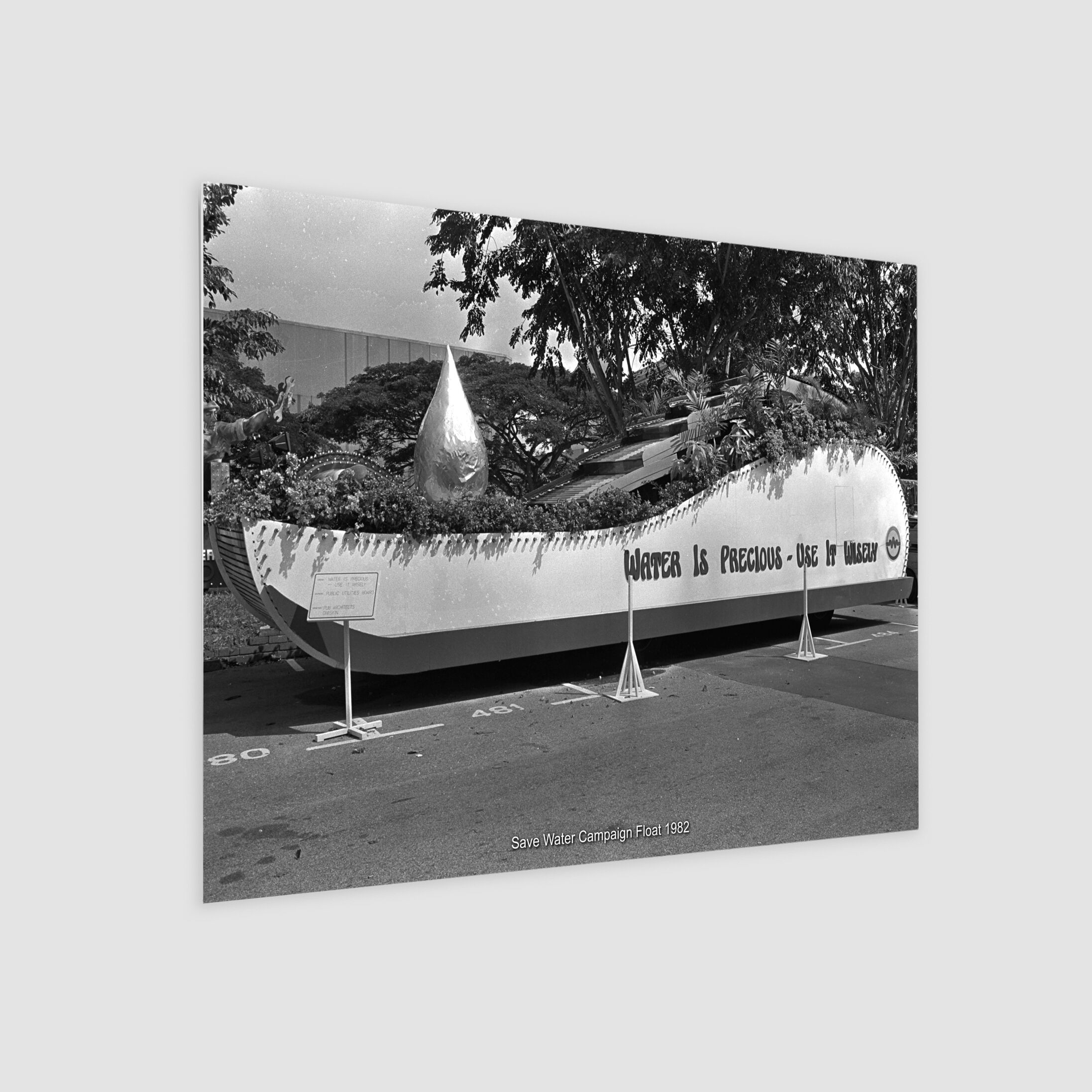 Save Water Campaign Float 1982-My Sg Memories