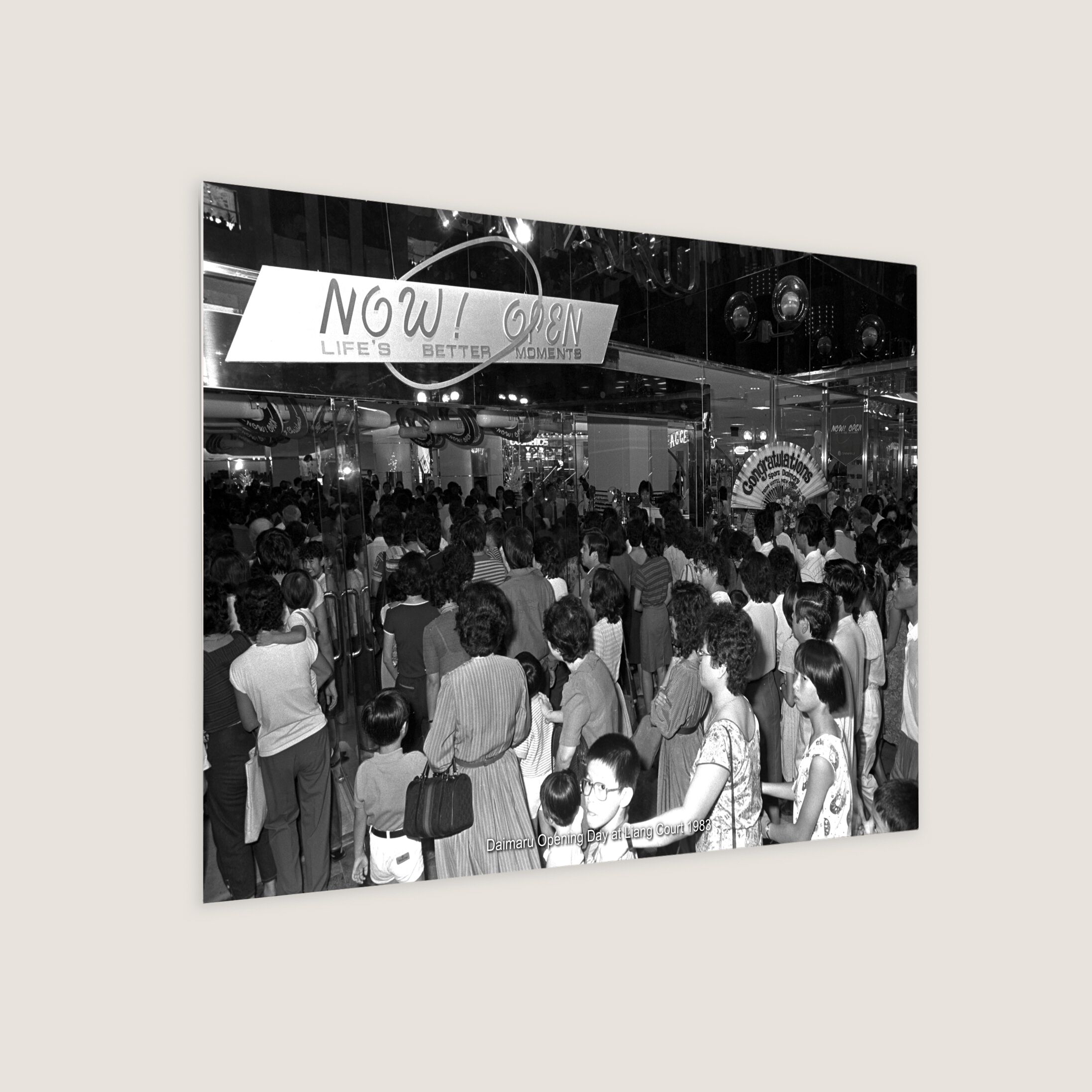 Daimaru Opening Day at Liang Court 1983-My Sg Memories