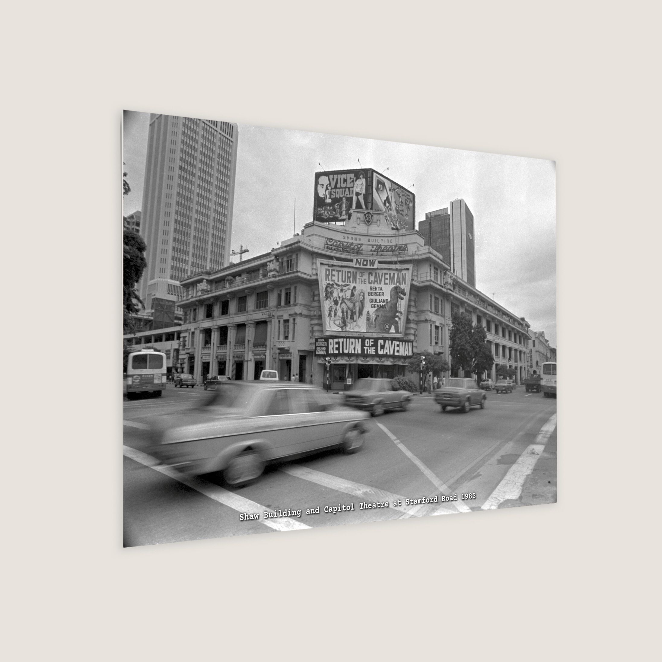 Shaw Building and Capitol Theatre at Stamford Road 1983-My Sg Memories