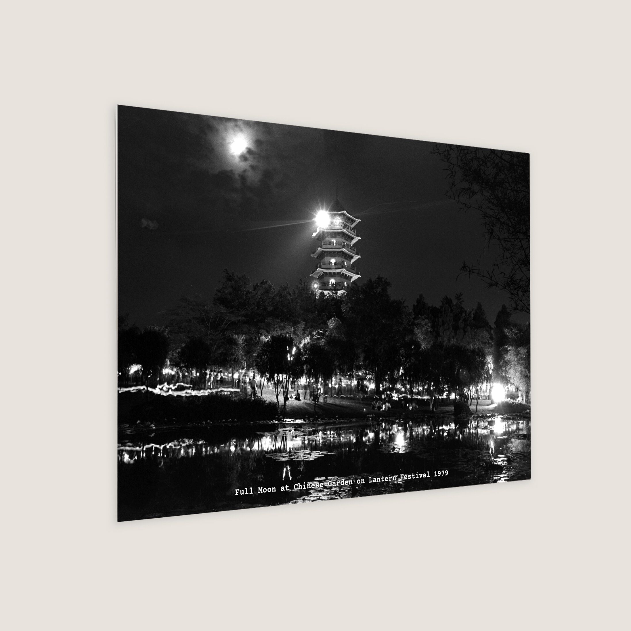 Full Moon at Chinese Garden on Lantern Festival 1979-My Sg Memories