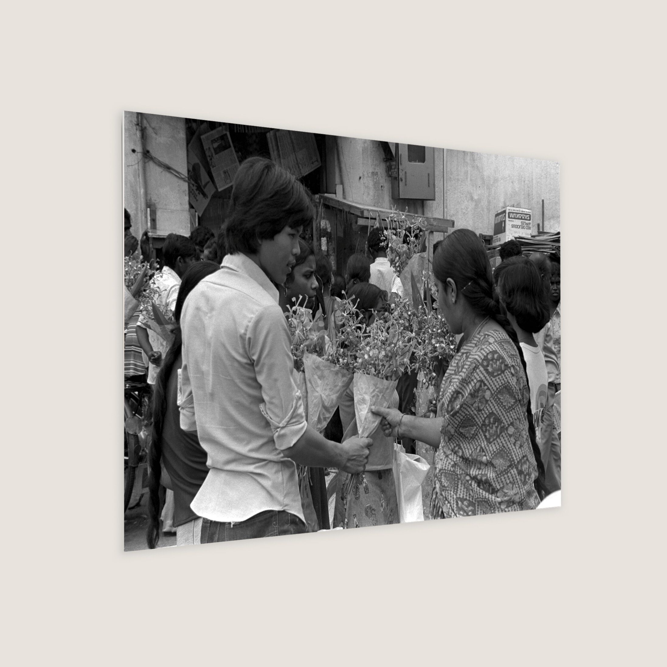Purchasing Flowers for Deepavali 1979