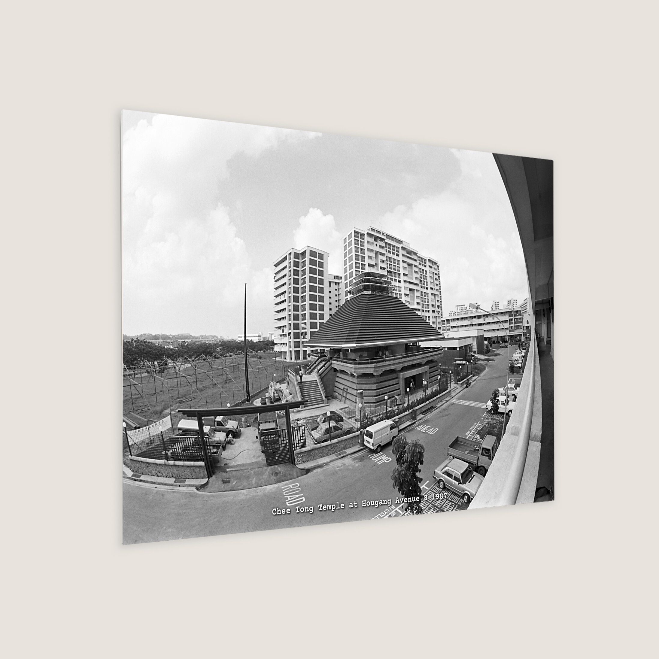 Chee Tong Temple at Hougang Avenue 3 1987-My Sg Memories
