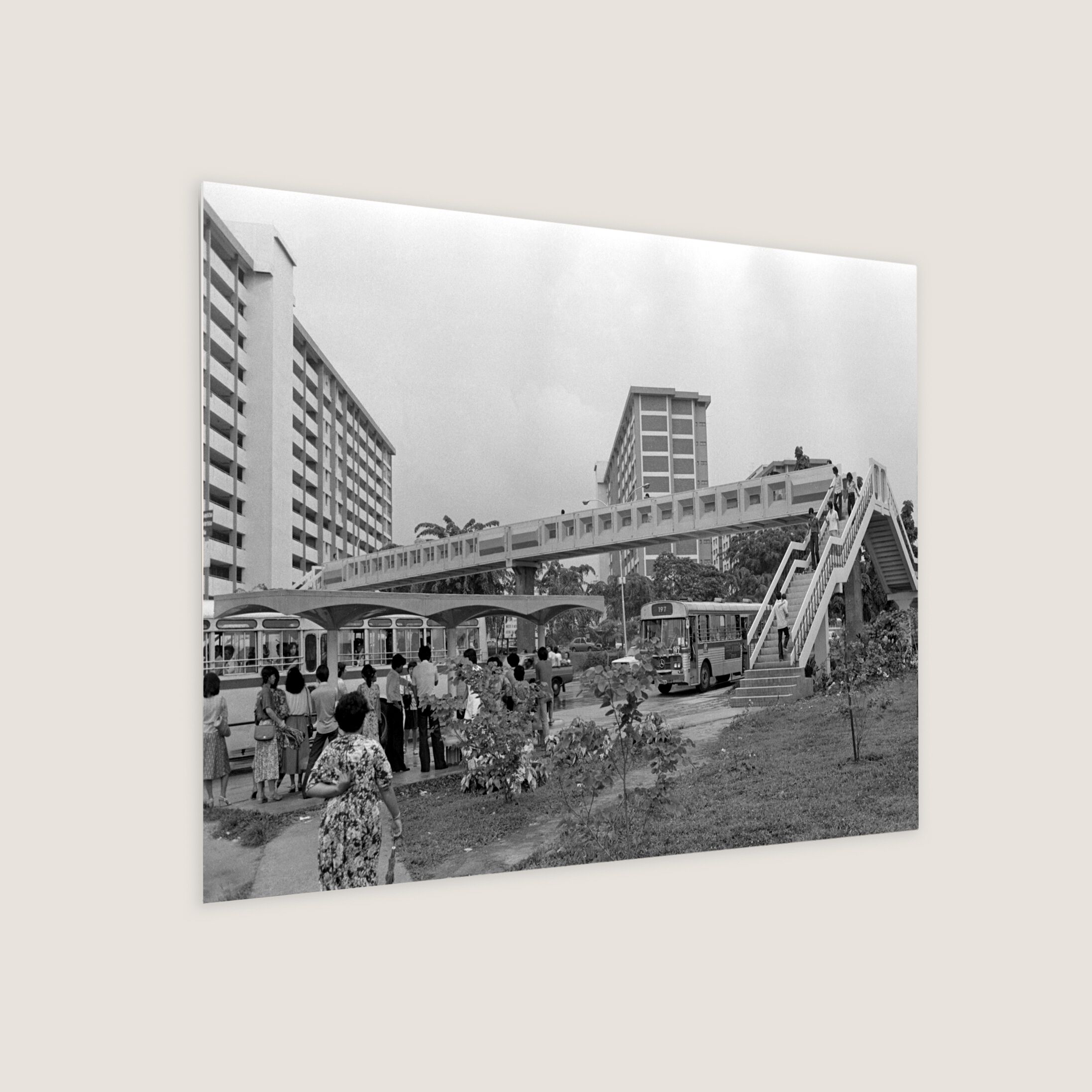 First Overhead Bridge at Upper Ayer Rajah Road 1979-My Sg Memories