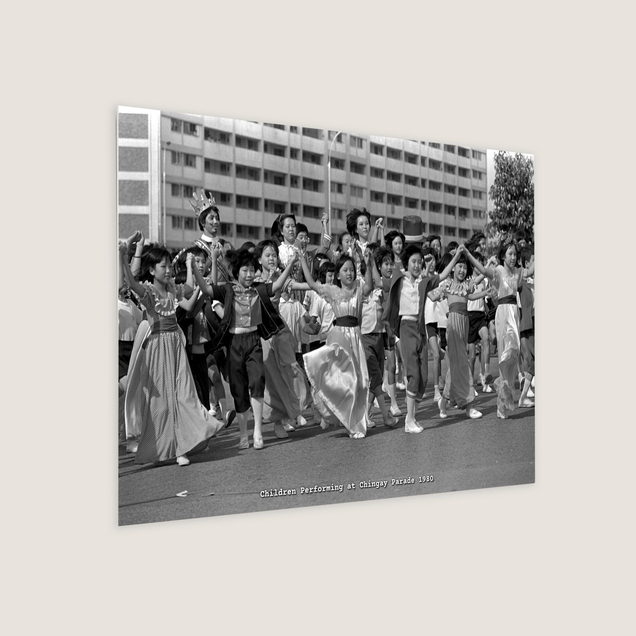 Children Performing at Chingay Parade 1980-My Sg Memories