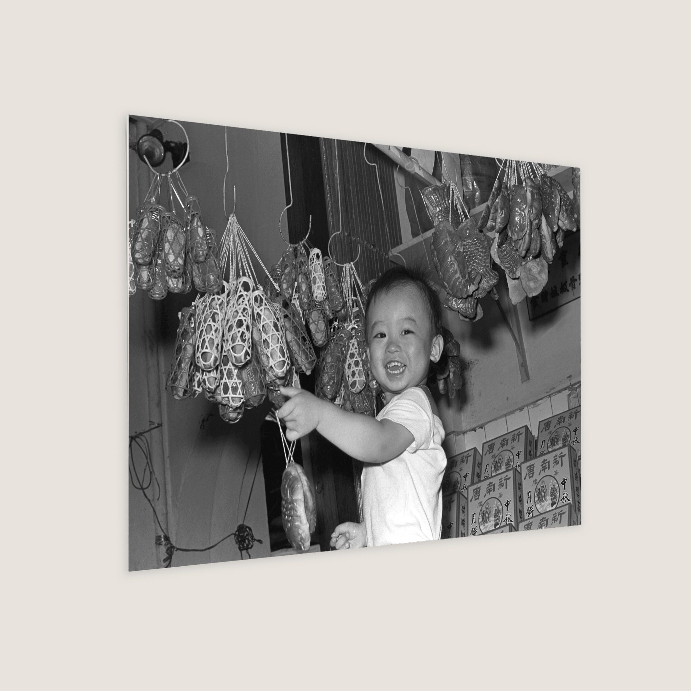 Happy Kid With Pig Cage Cakes 1977-My Sg Memories