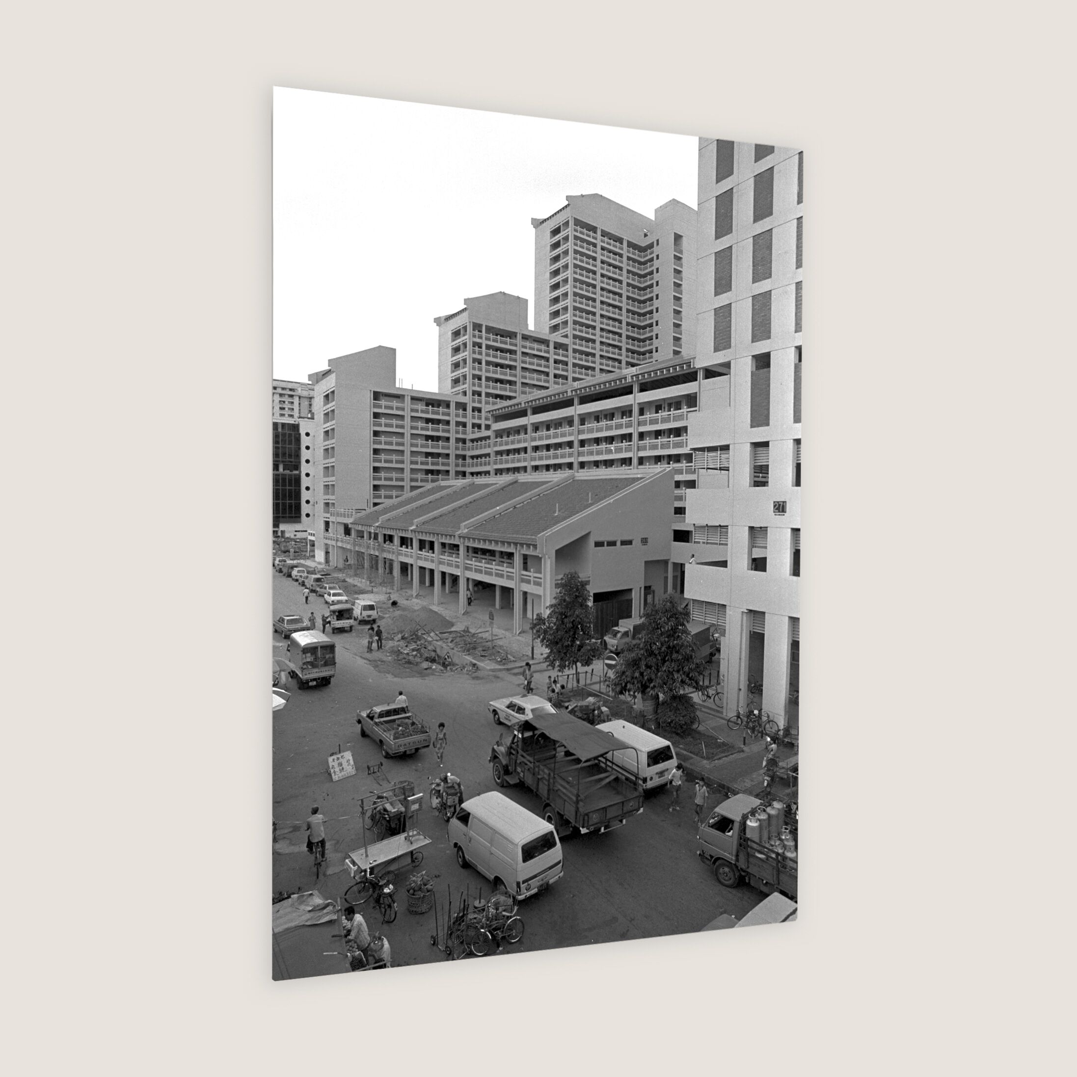 Cheng Yan Court Under Construction 1983-My Sg Memories