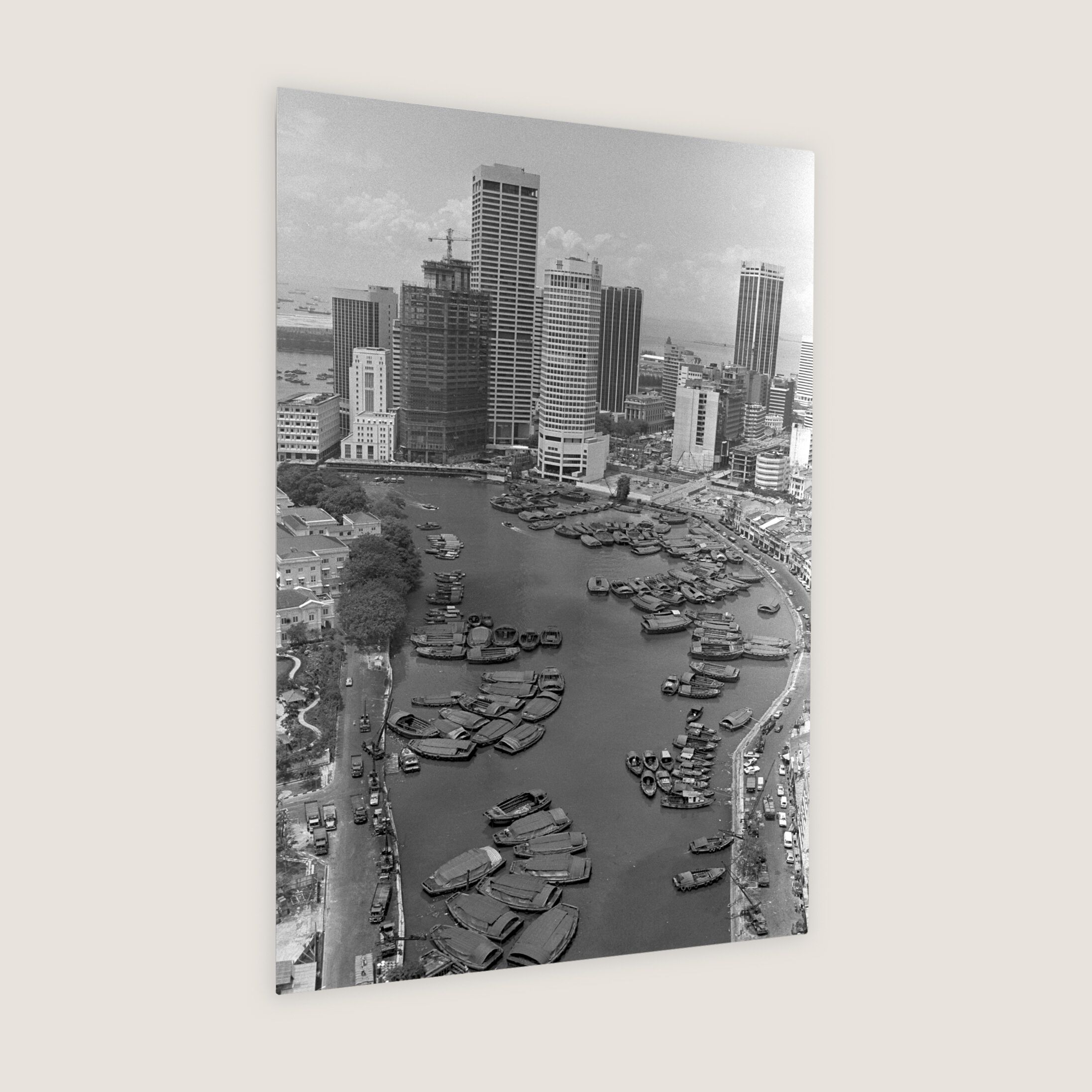 Tongkangs at Singapore River 1983-My Sg Memories
