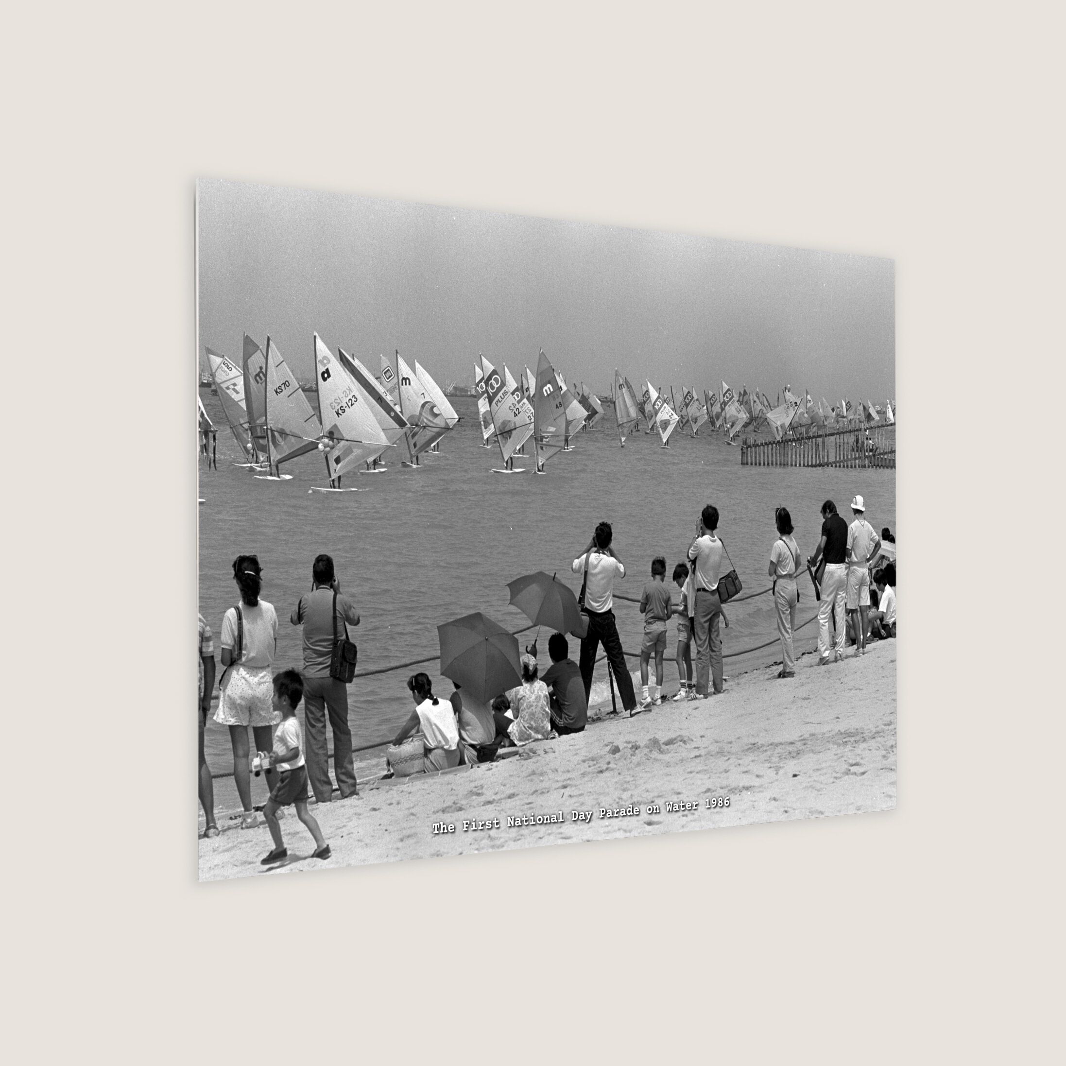 The First National Day Parade on Water 1986 Metal Panel