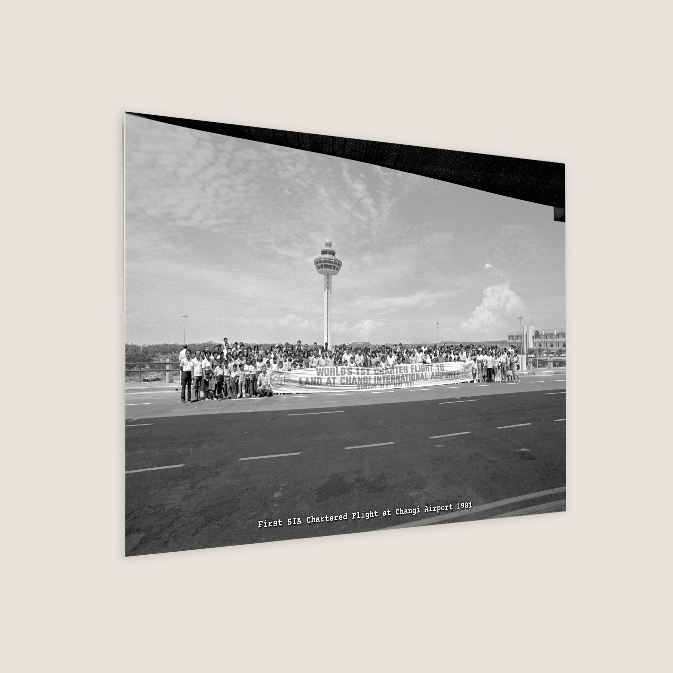 First SIA Chartered Flight at Changi Airport 1981-My Sg Memories