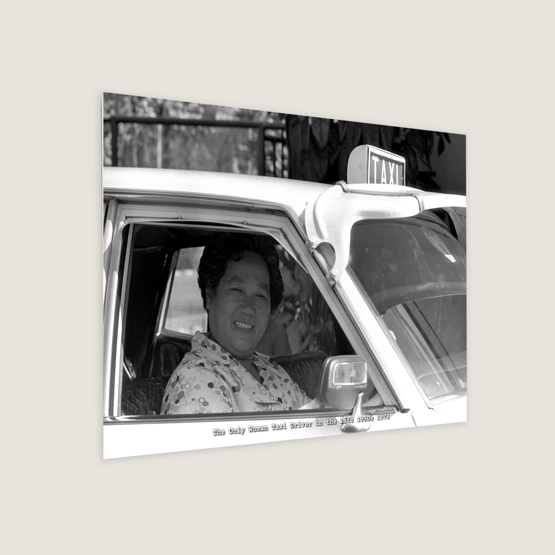 The Only Woman Taxi Driver in the late 1950s 1978-My Sg Memories