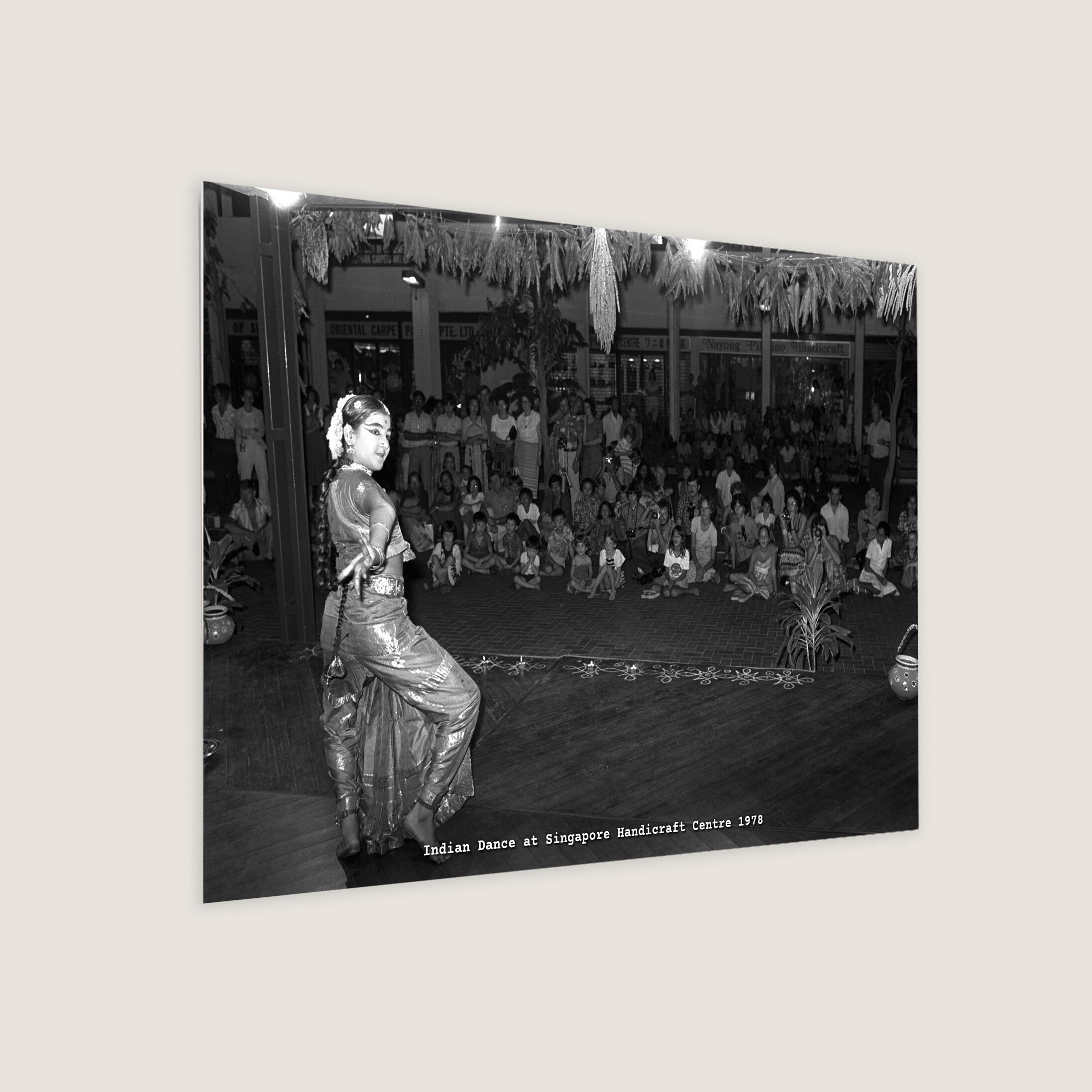 Indian Dance at Singapore Handicraft Centre 1978