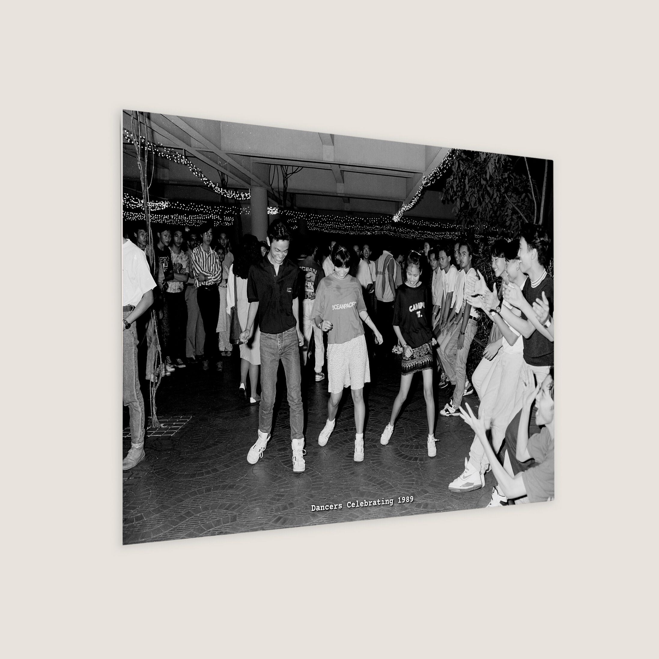 Dancers Celebrating 1989 Metal Panel