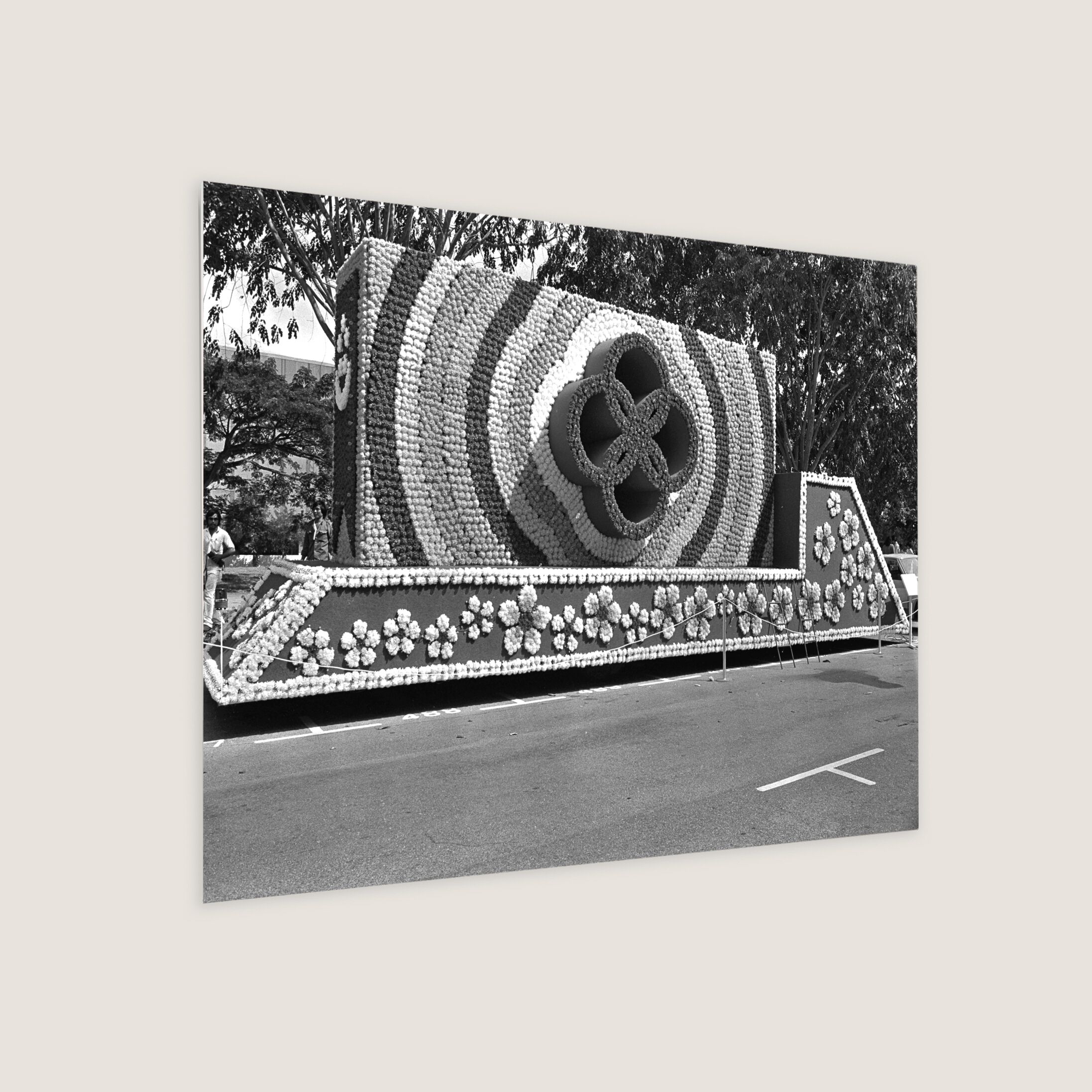 Float Displayed by The People Association 1982 Metal Panel