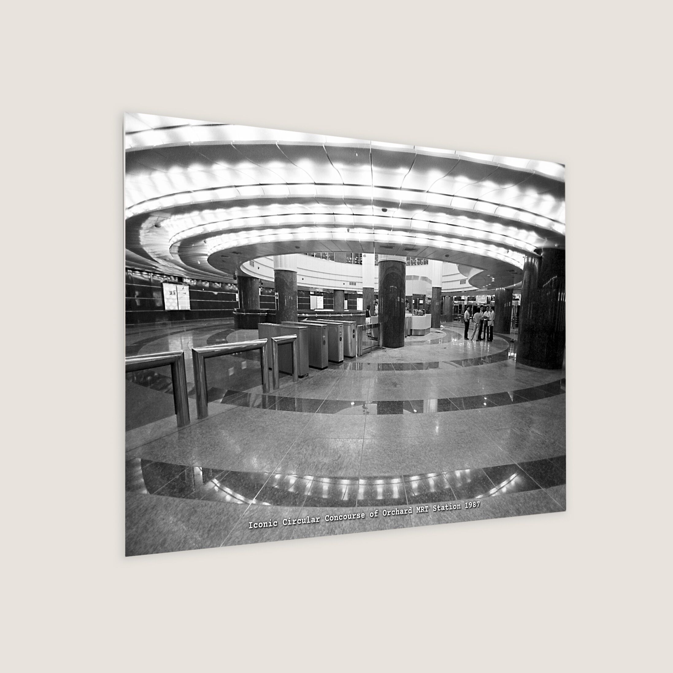 Iconic Circular Concourse of Orchard MRT Station 1987-My Sg Memories