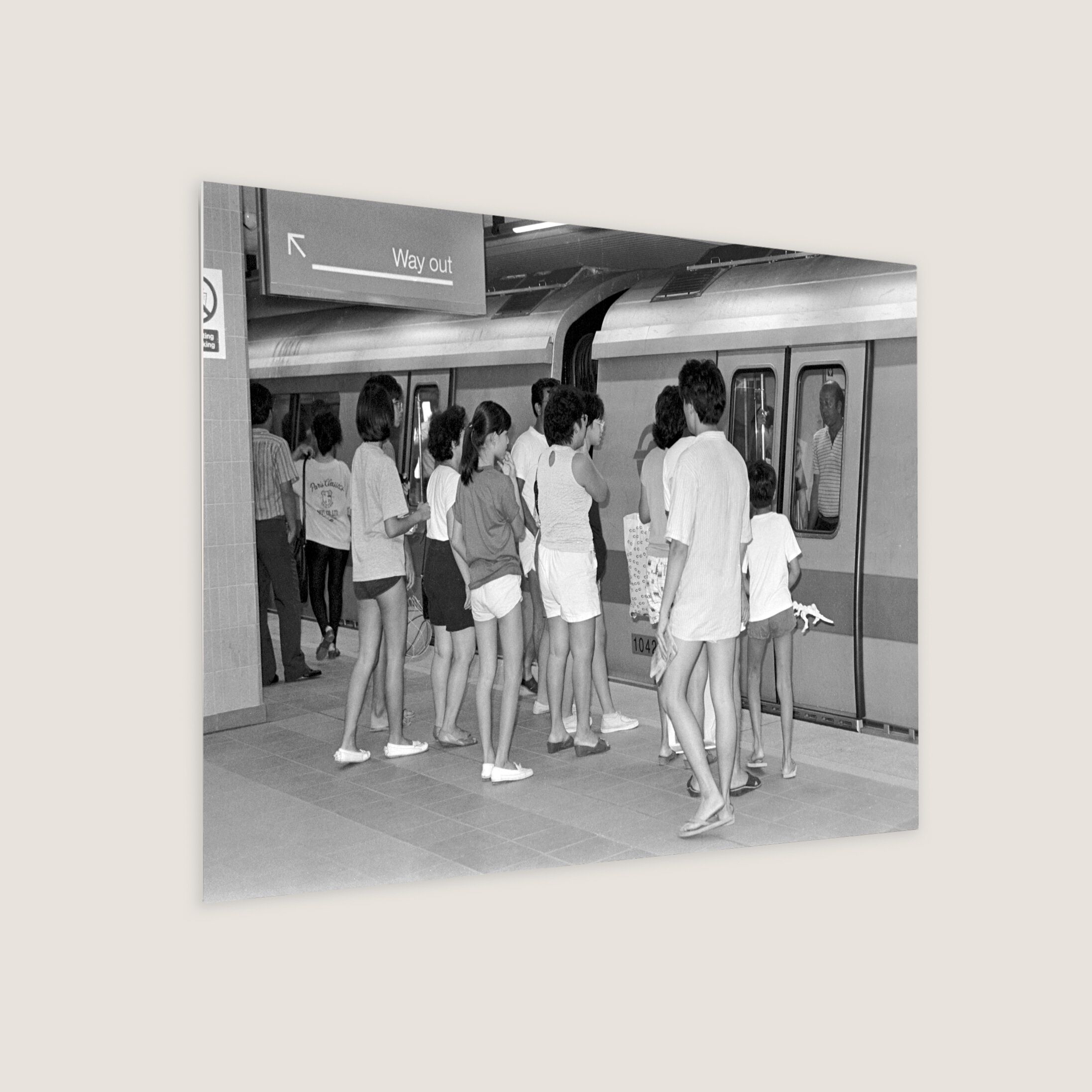 Opening Day at Ang Mo Kio MRT Station 1987-My Sg Memories