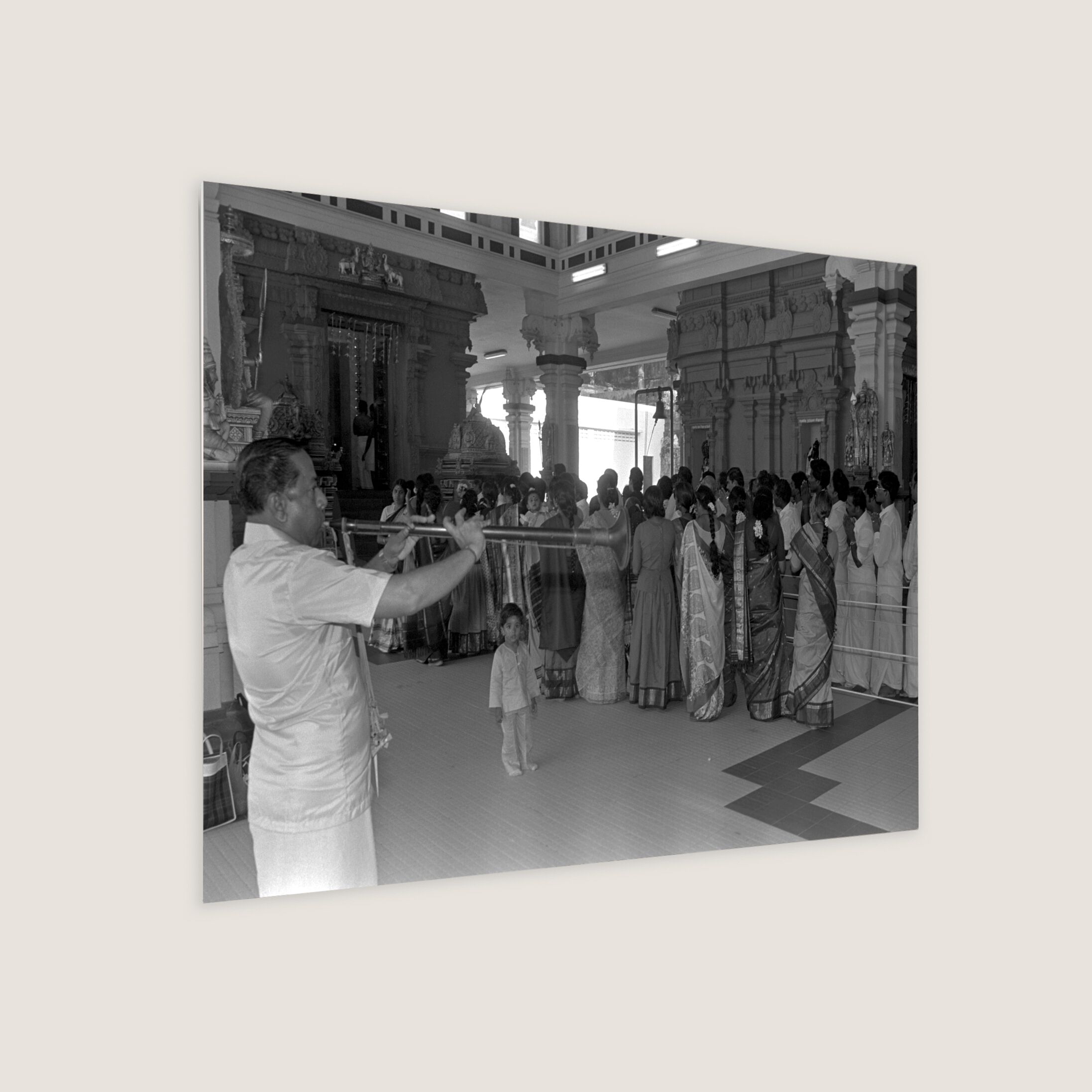Temple Musician Playing the Nadaswaram 1985