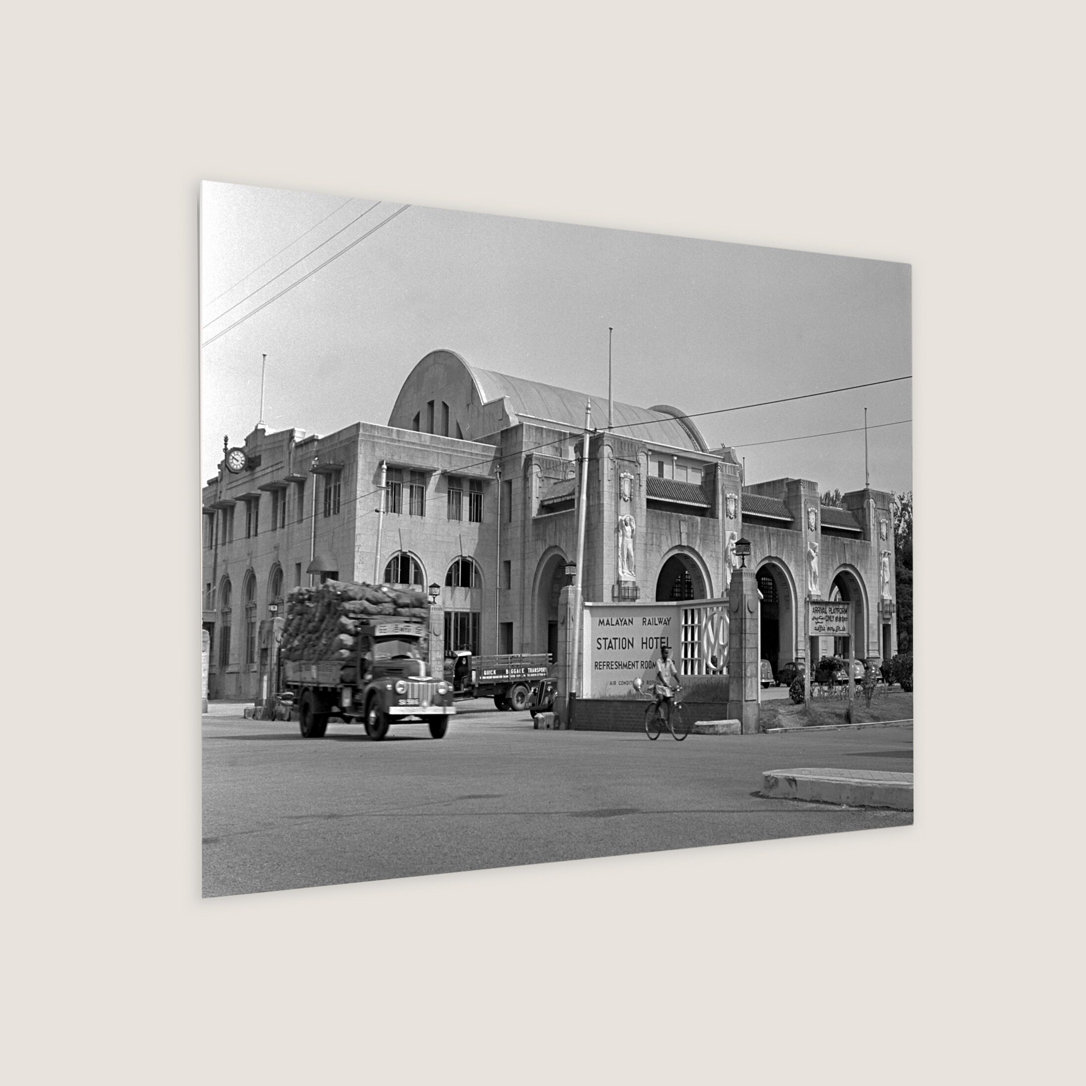 Malayan Railway Station in Tanjong Pagar 1955-My Sg Memories