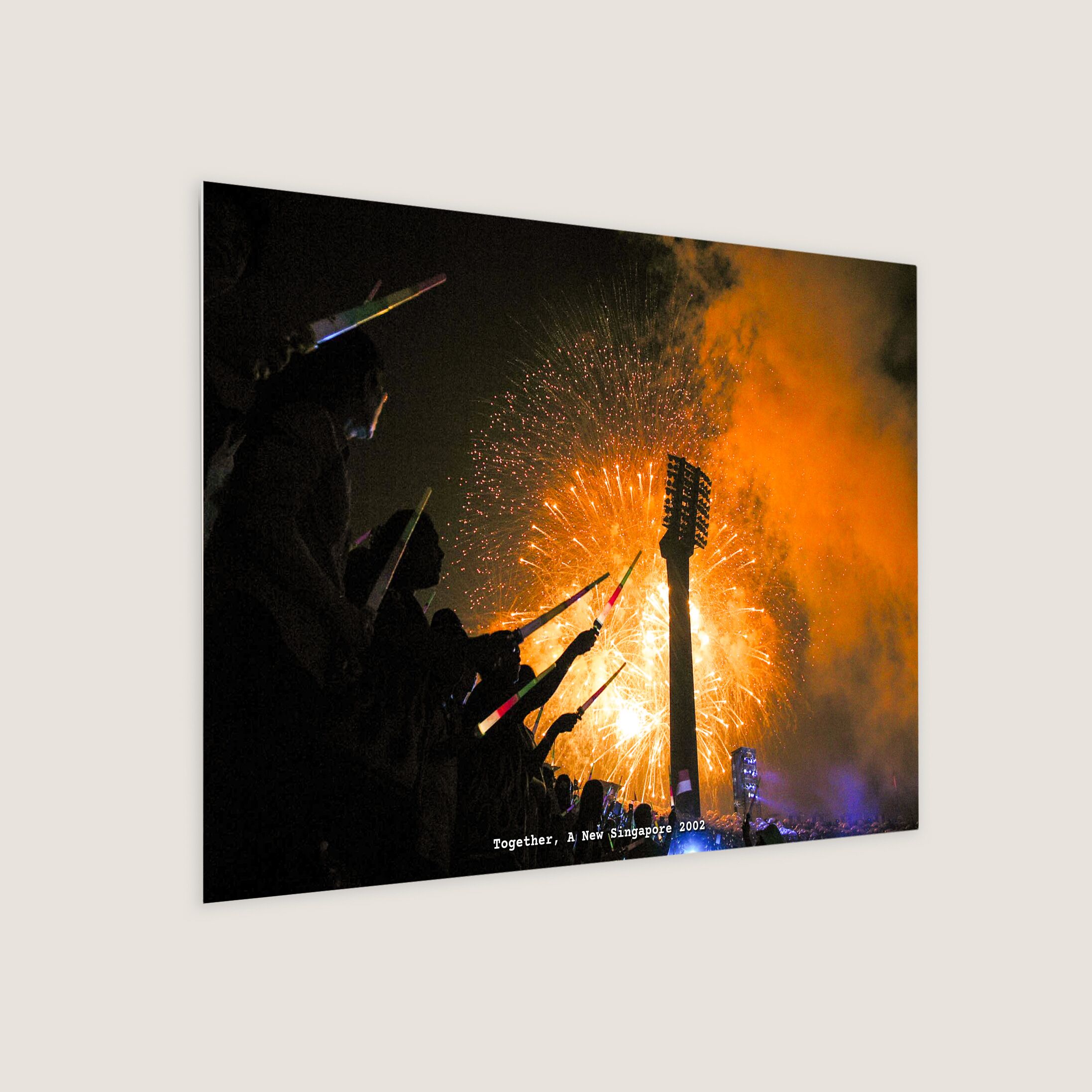 Together, A New Singapore 2002 Metal Panel