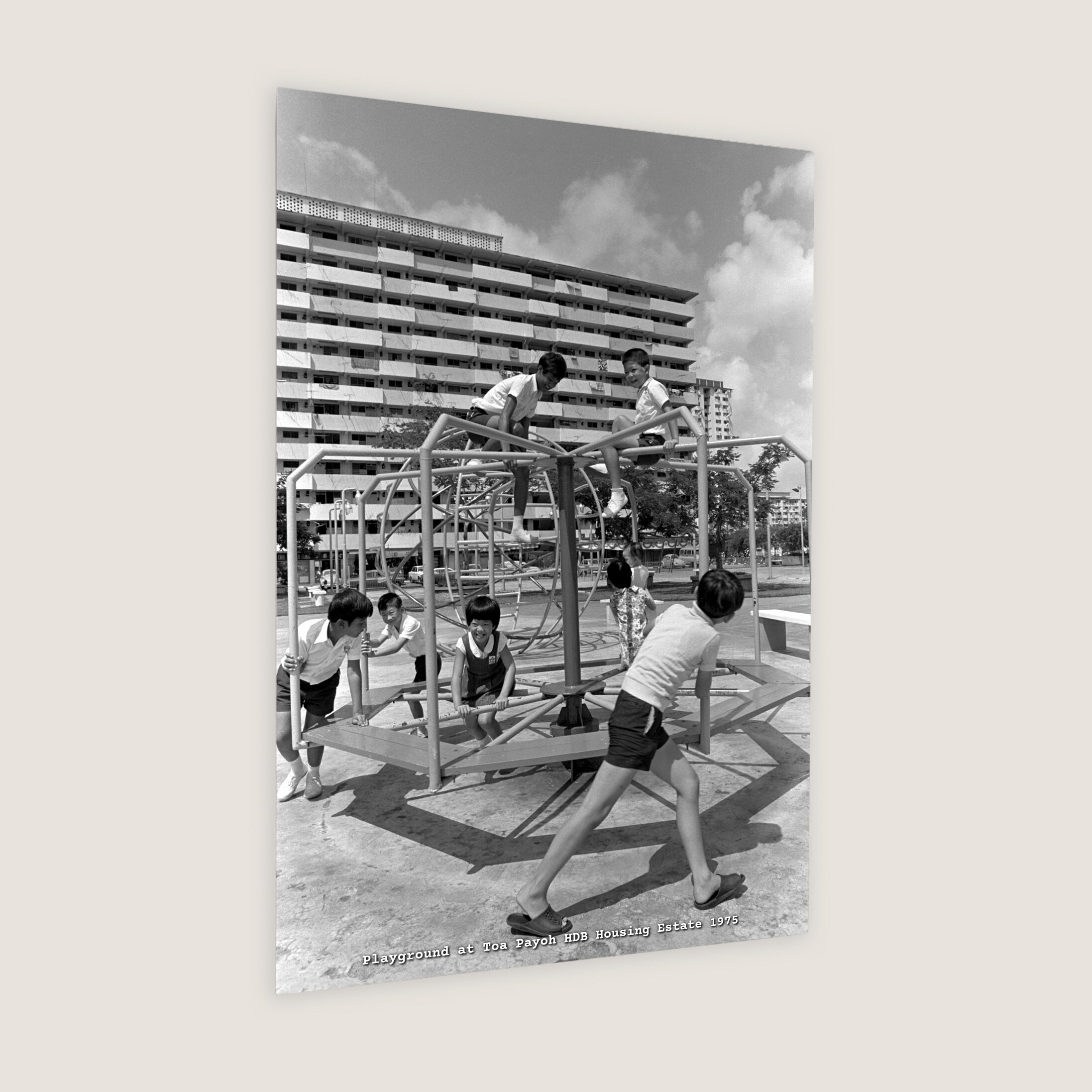 Playground at Toa Payoh HDB Housing Estate 1975-My Sg Memories