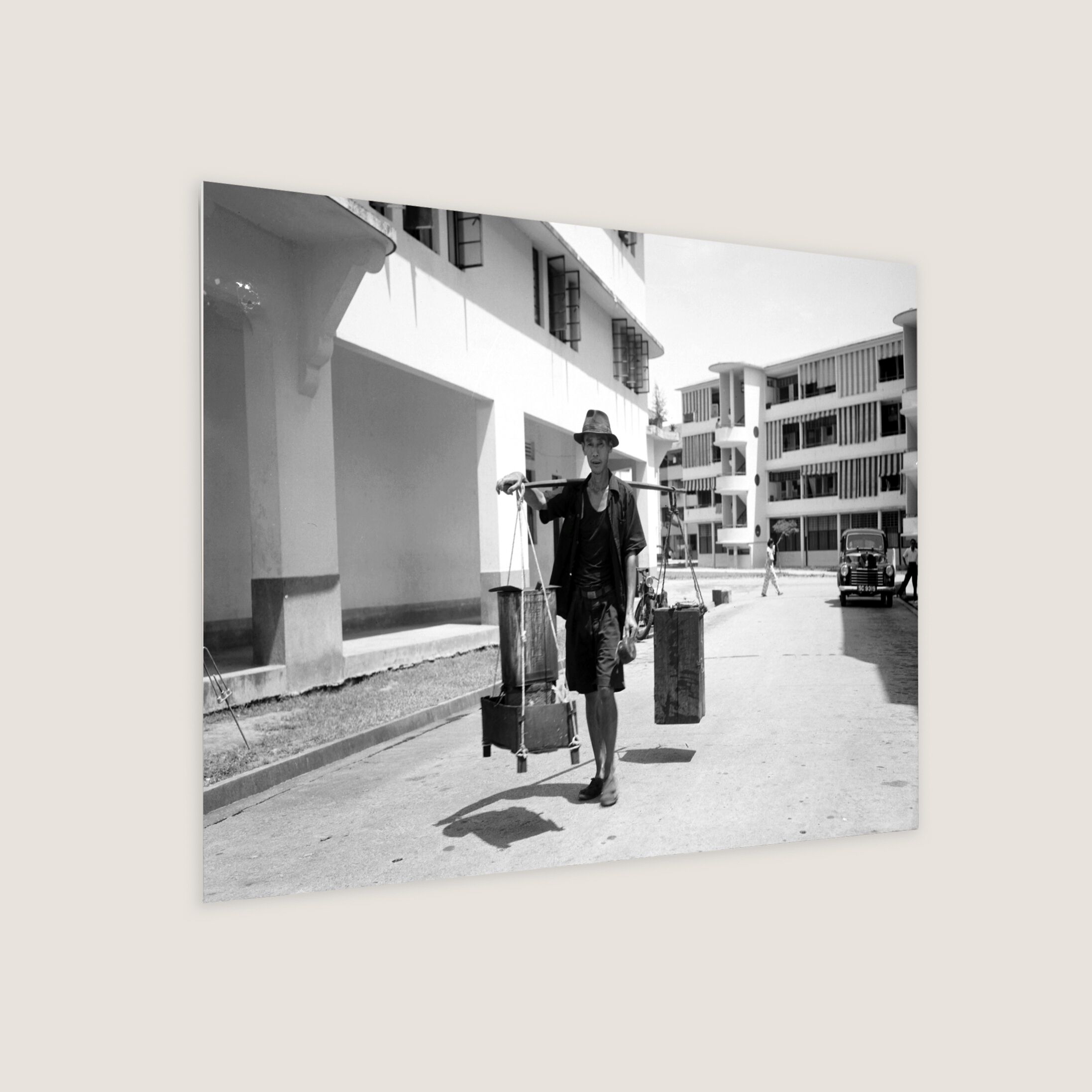 A Peddler Providing Cloth-Dyeing Service 1961-My Sg Memories