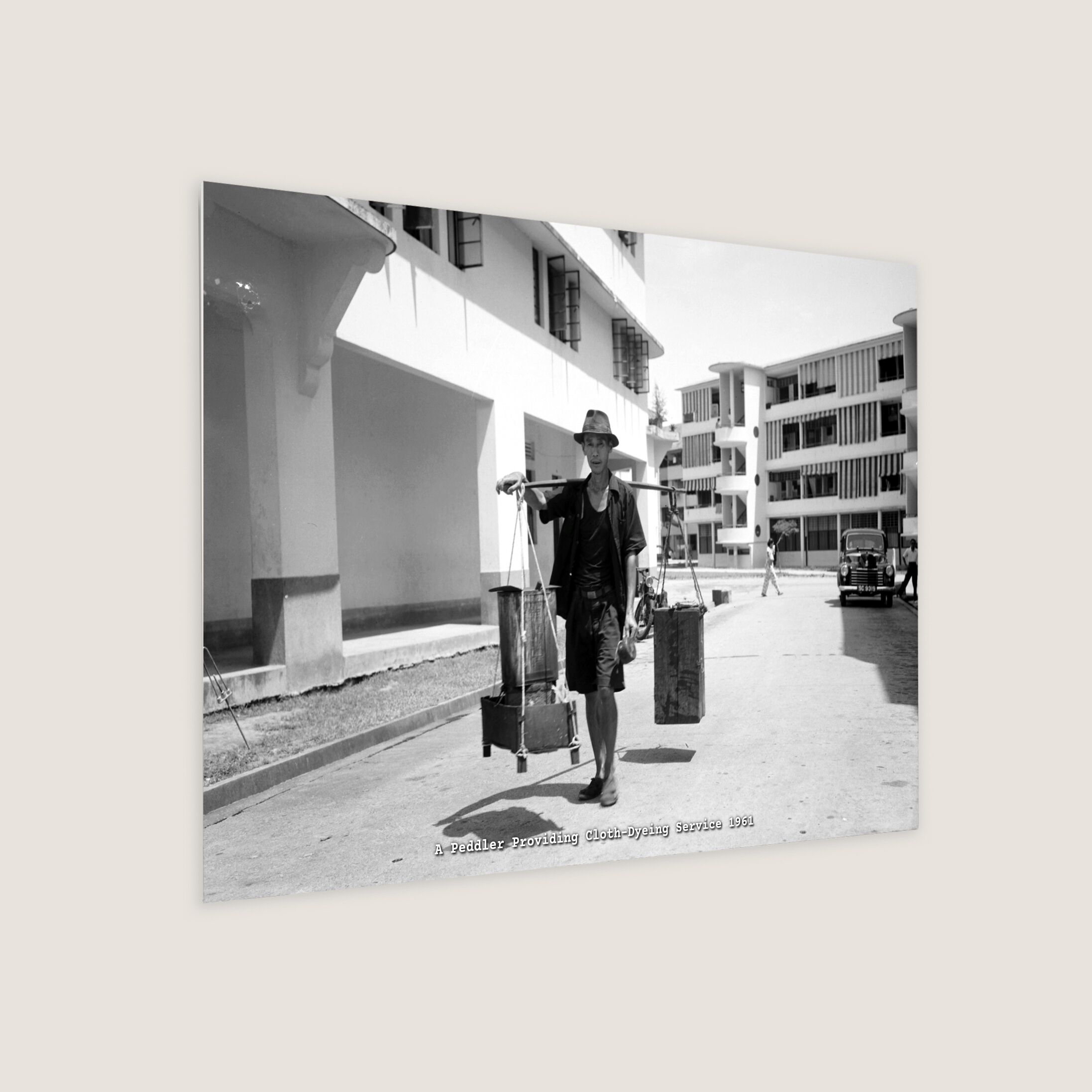 A Peddler Providing Cloth-Dyeing Service 1961-My Sg Memories