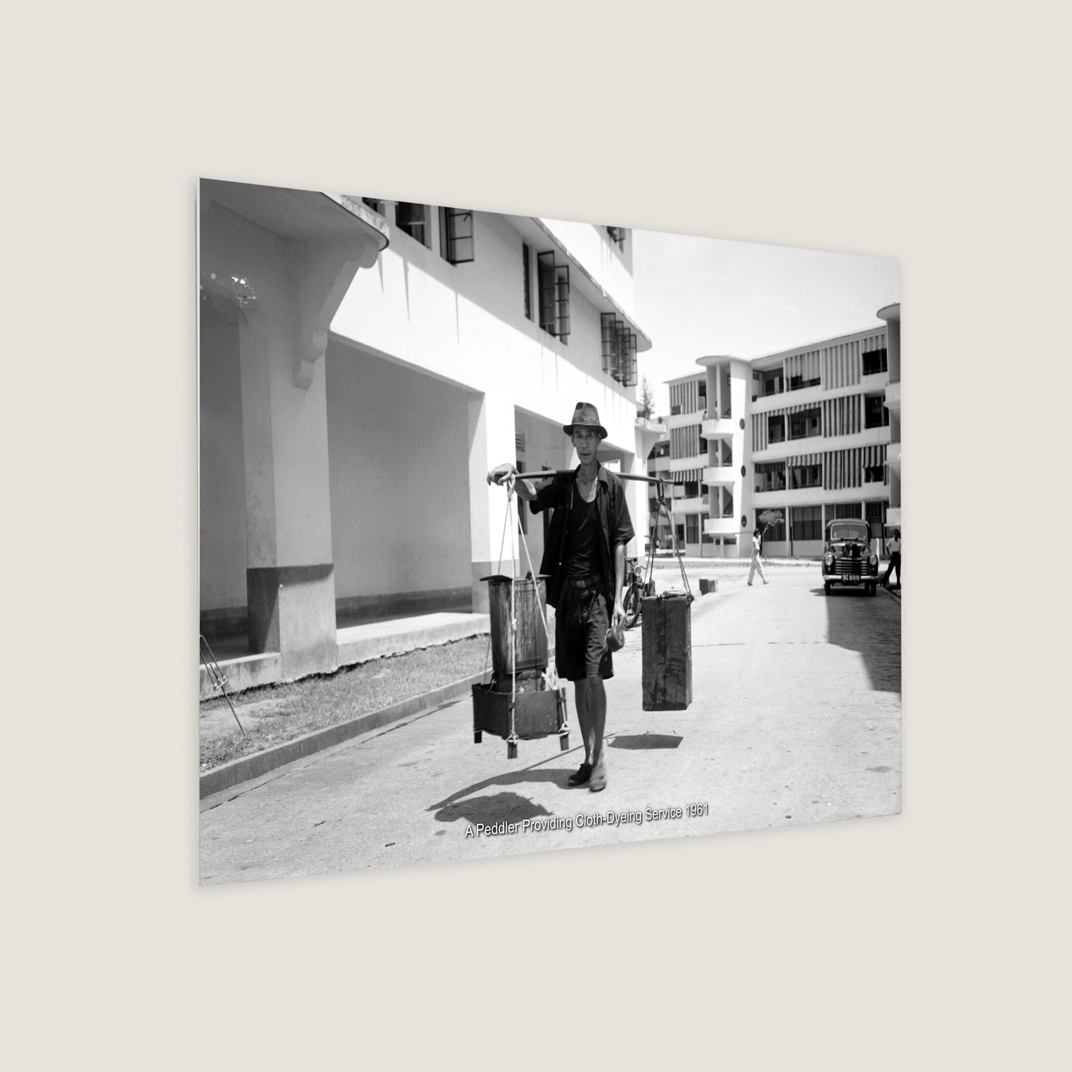 A Peddler Providing Cloth-Dyeing Service 1961-My Sg Memories