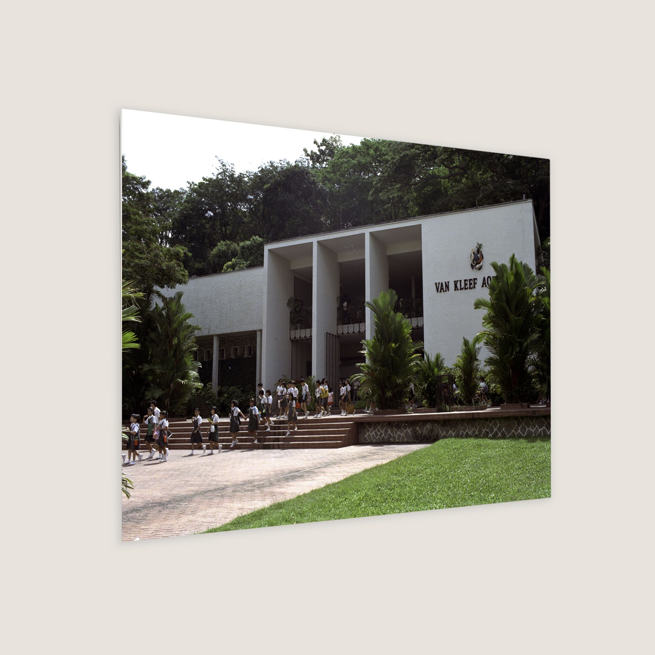 Van Kleef Aquarium at Fort Canning 1991 Metal Panel