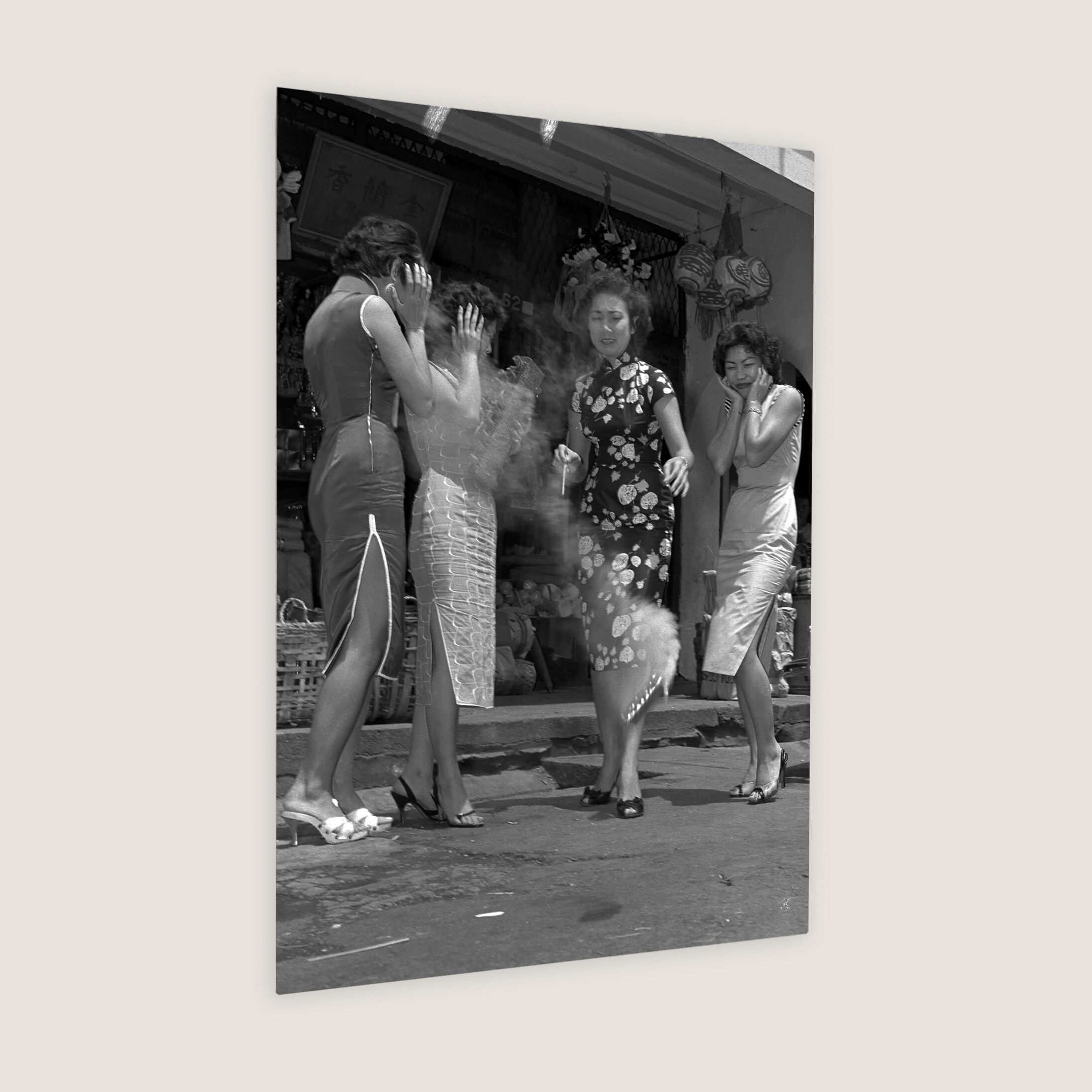 Ladies Reacting to Loud Firecrackers 1958-My Sg Memories