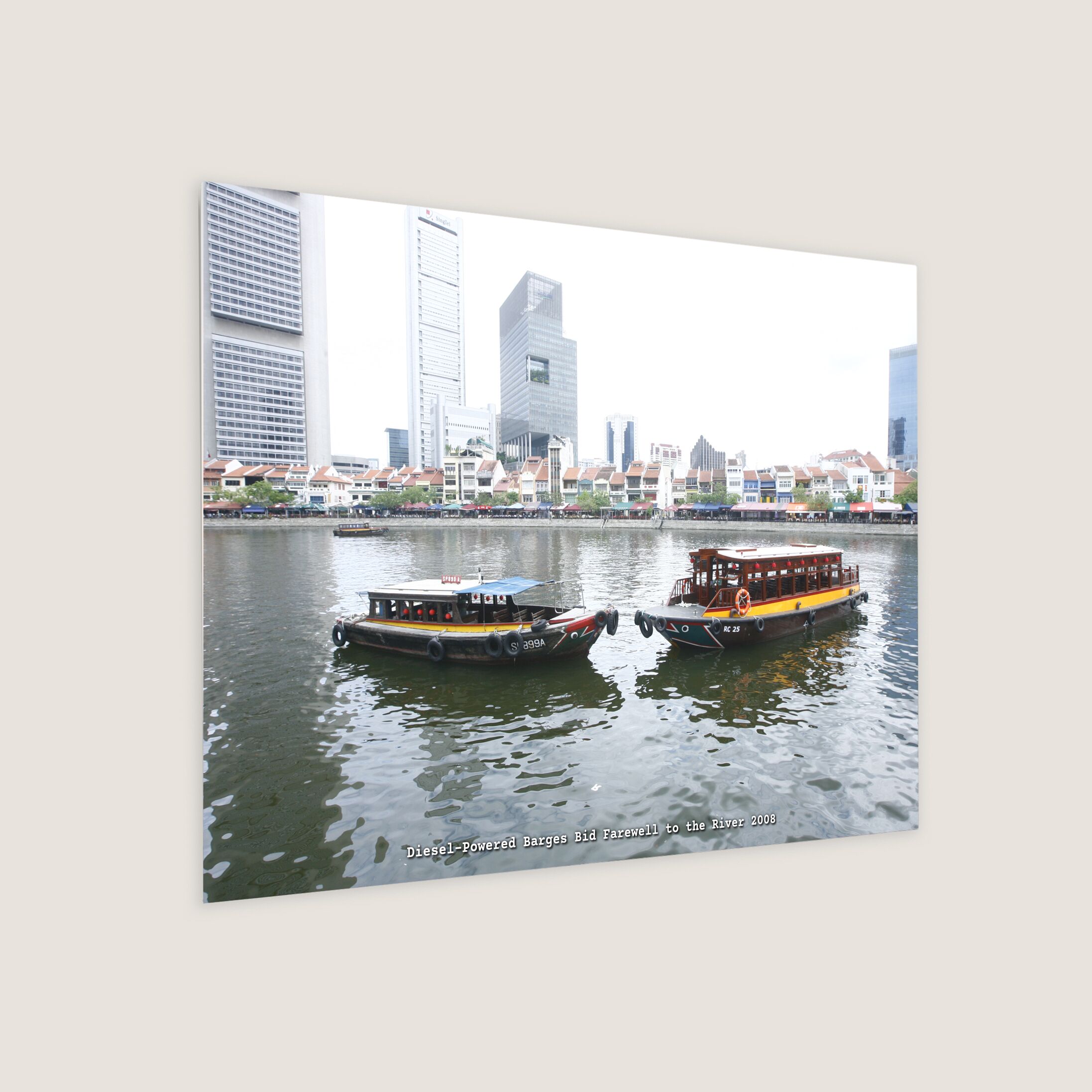 Diesel-Powered Barges Bid Farewell to the River 2008-My Sg Memories