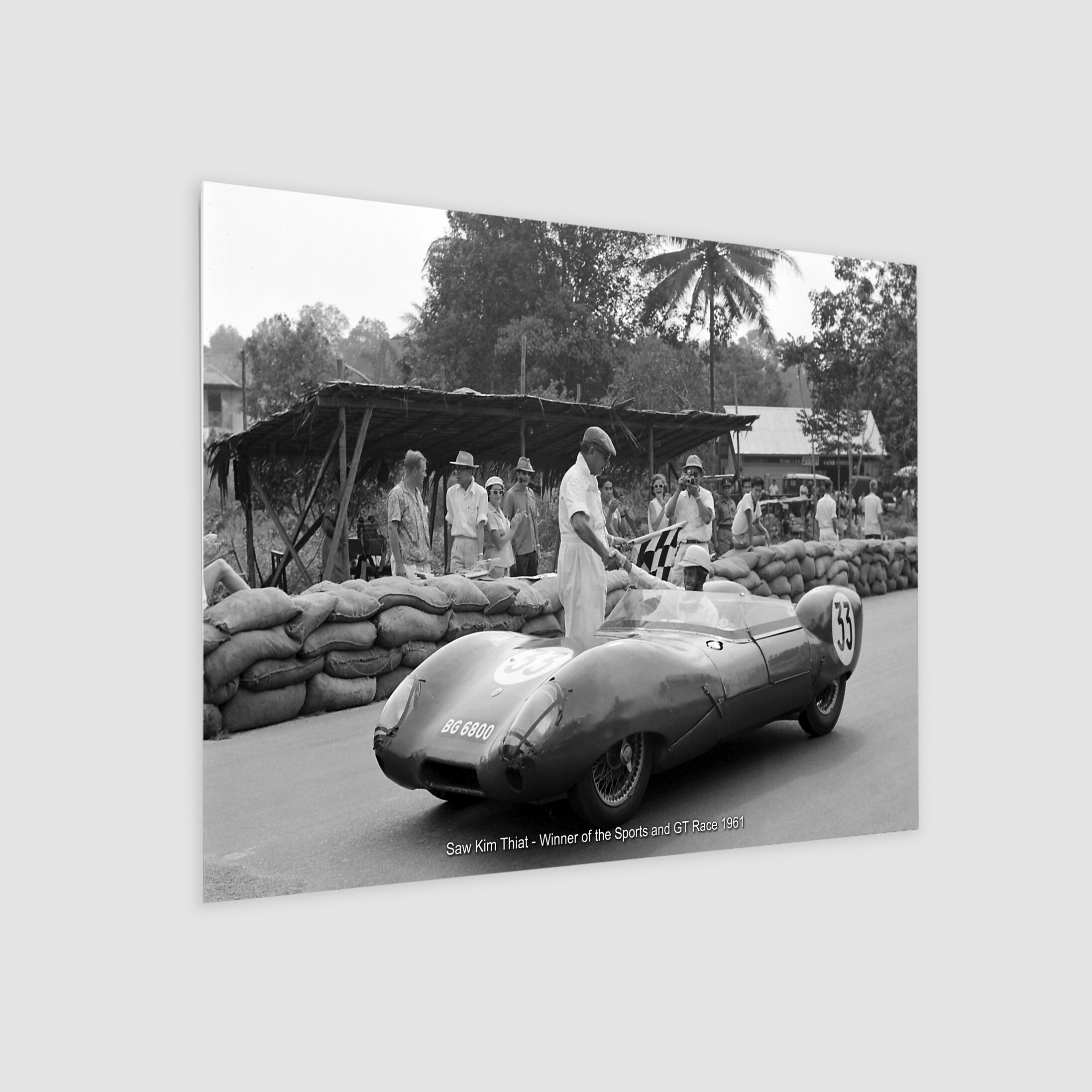 Saw Kim Thiat - Winner of the Sports and GT Race 1961-My Sg Memories