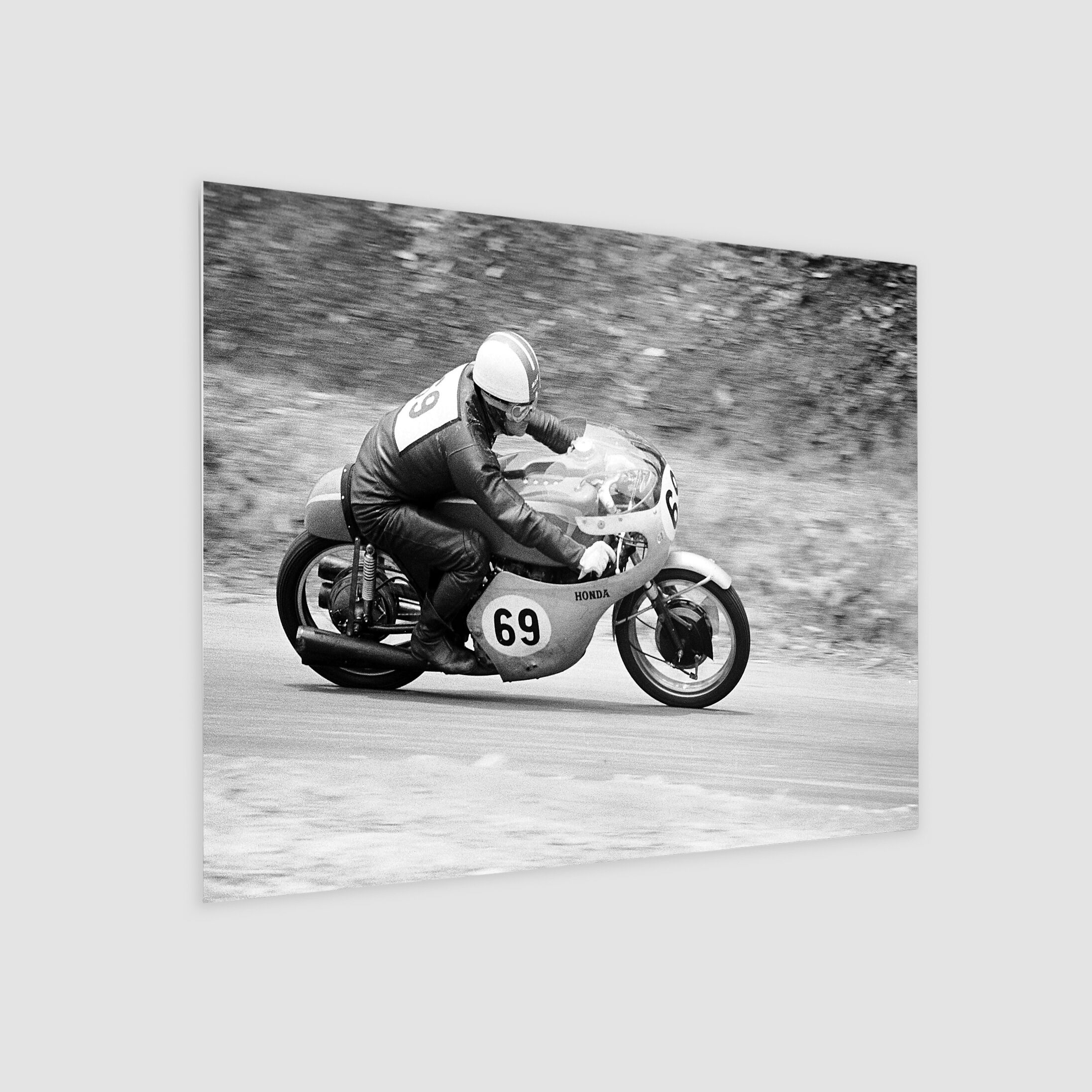 Giichi Suzuki on His Honda Bike 1961-My Sg Memories