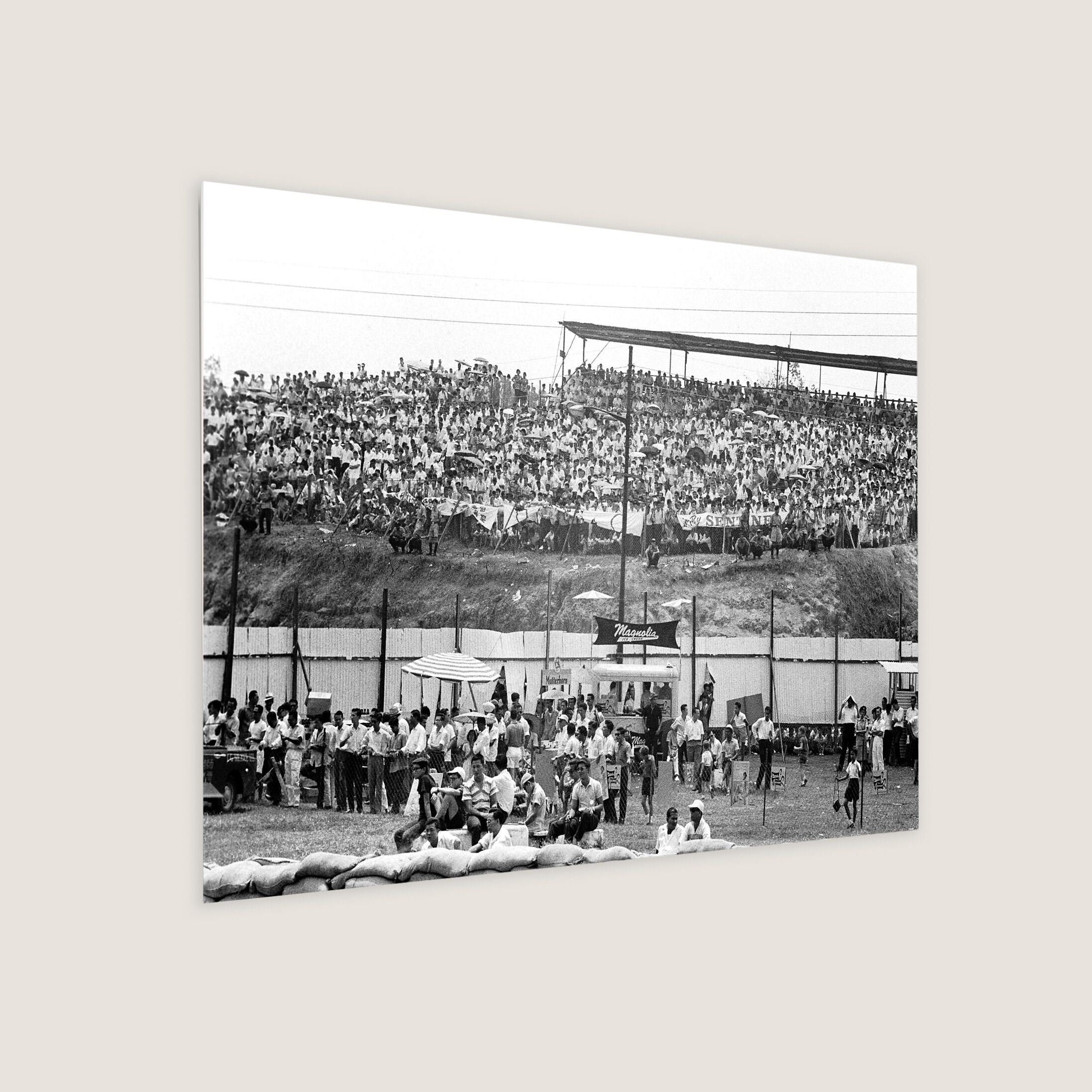 Large Crowds at the First Singapore Grand Prix 1961