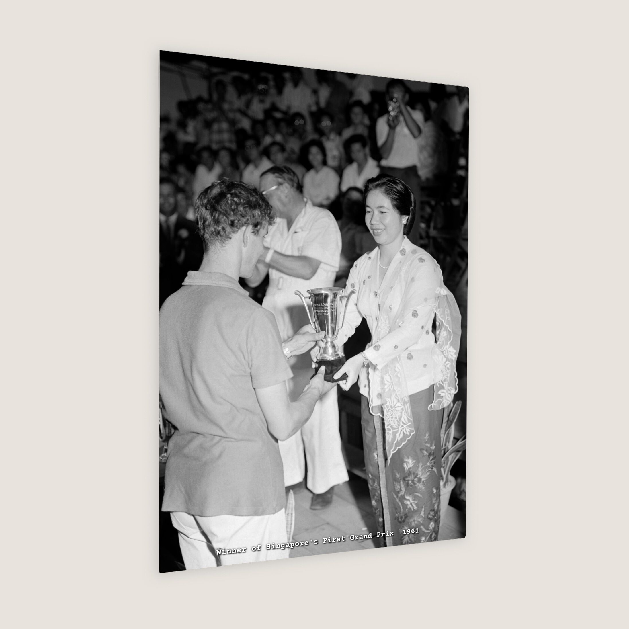 Winner of Singapore's First Motorcycle Grand Prix 1961