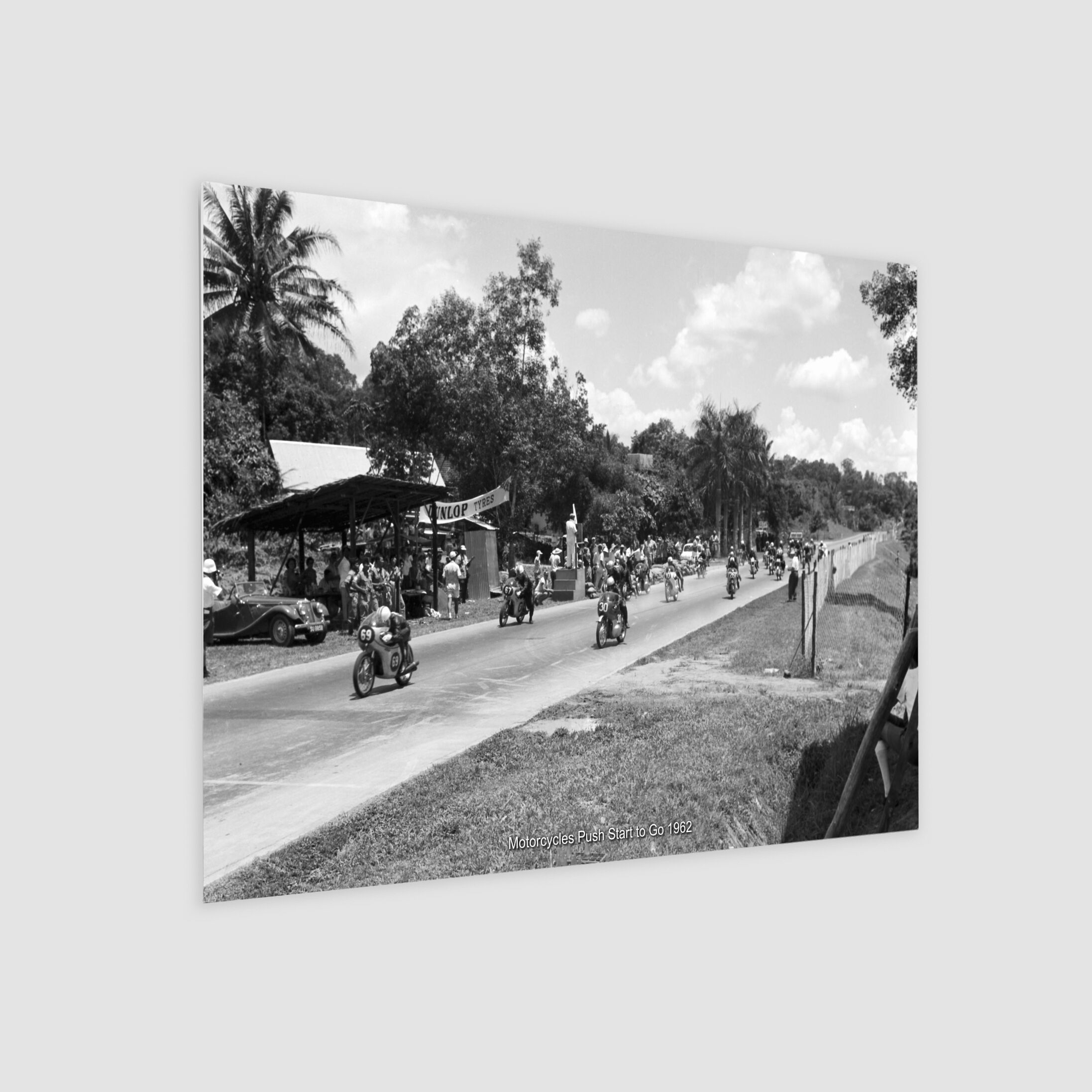 Motorcycles Push Start to Go 1962-My Sg Memories