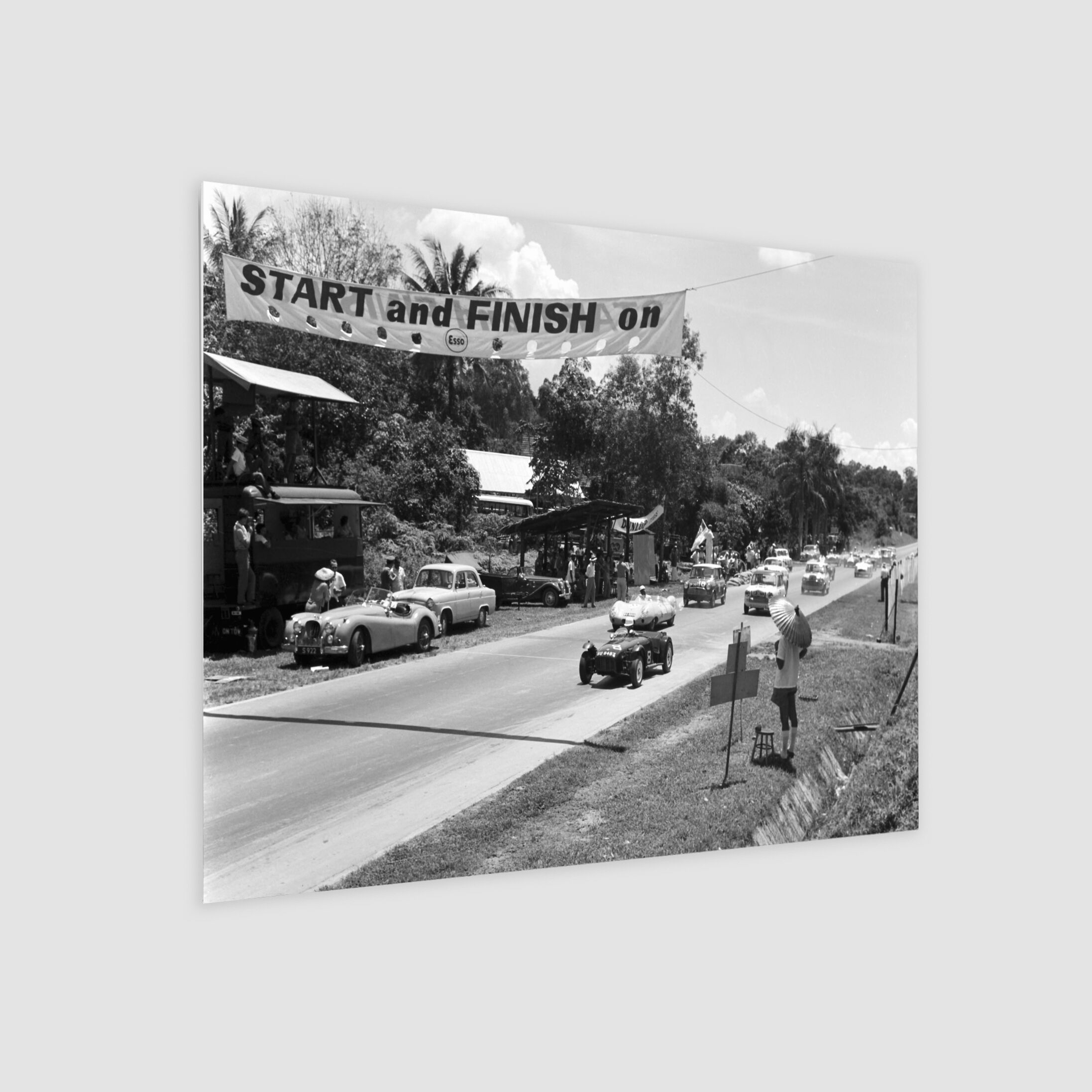 Racing Cars at the Starting Line 1962-My Sg Memories
