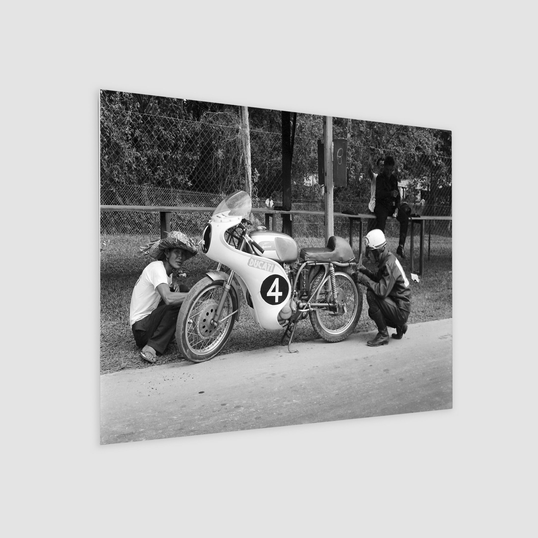 Final Checks Before the Race 1963-My Sg Memories