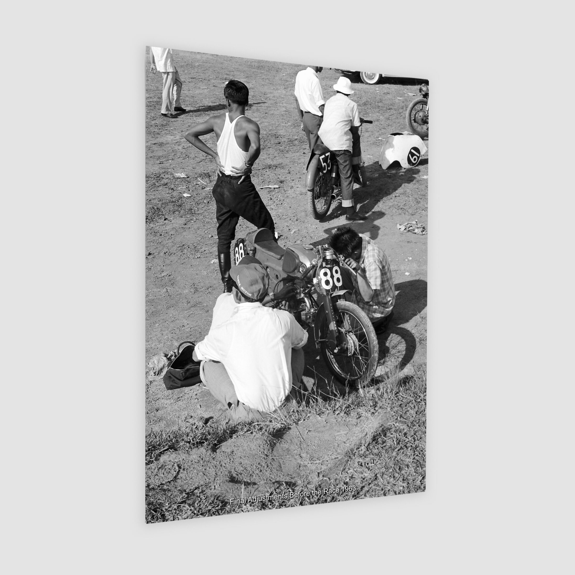Final Adjustments Before the Race 1963-My Sg Memories