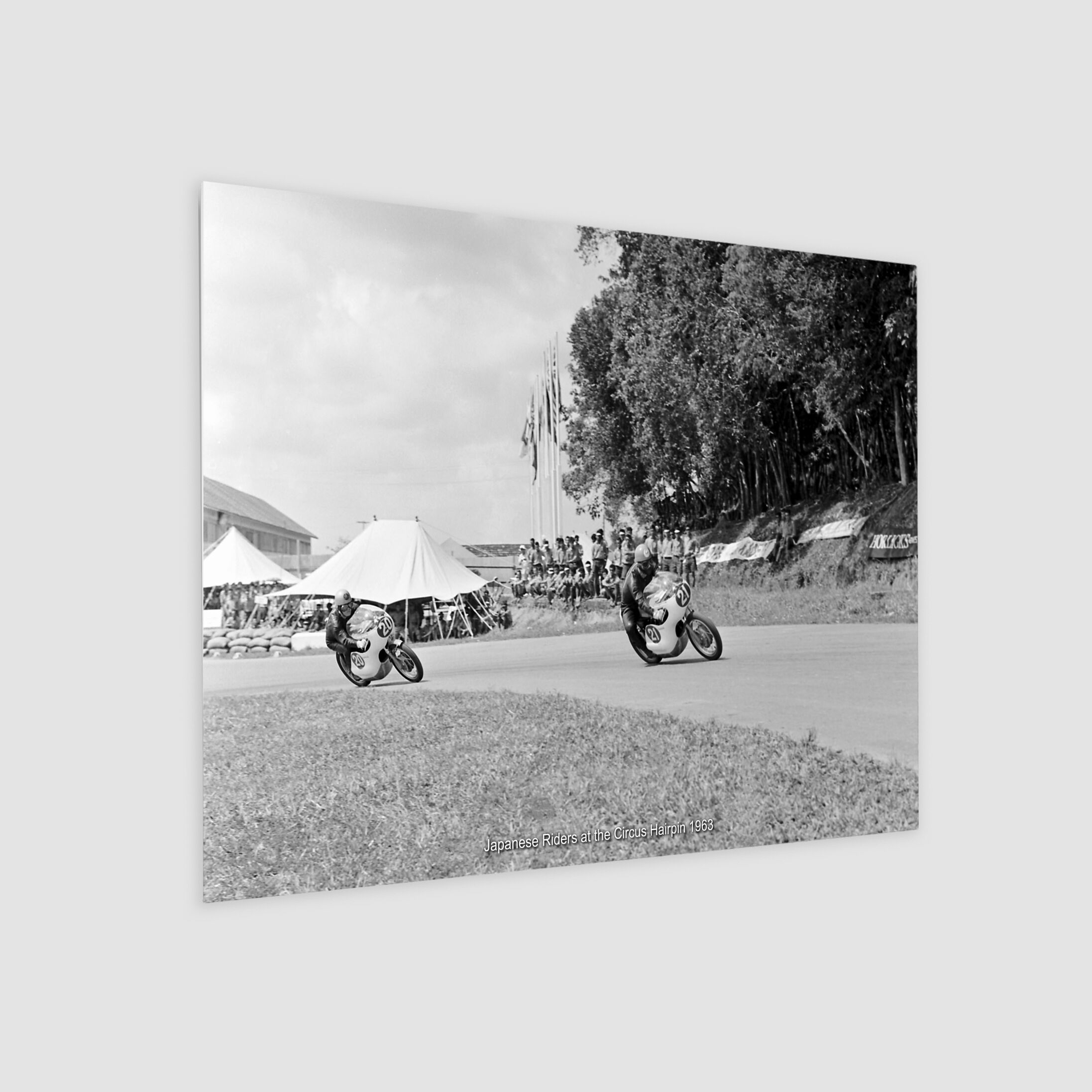 Japanese Riders at the Circus Hairpin 1963-My Sg Memories