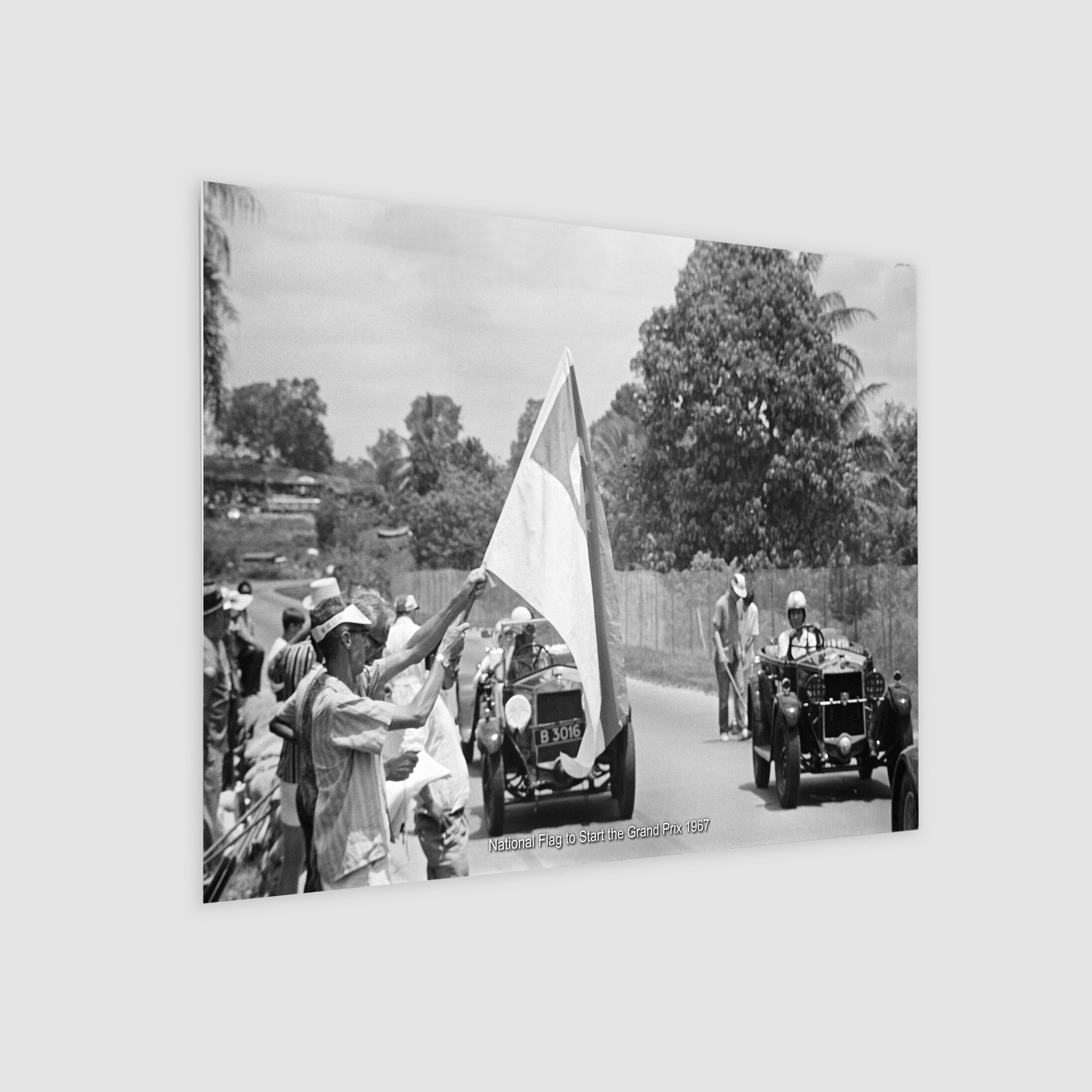 National Flag to Start the Grand Prix 1967-My Sg Memories