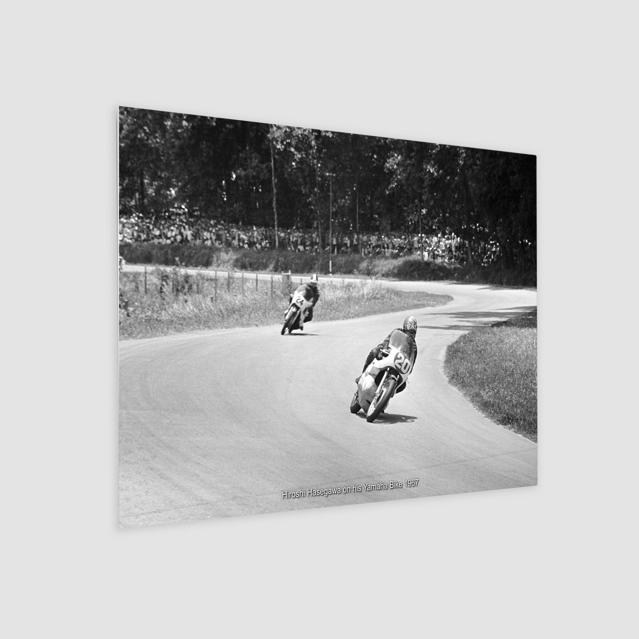 Hiroshi Hasegawa on his Yamaha Bike 1967-My Sg Memories