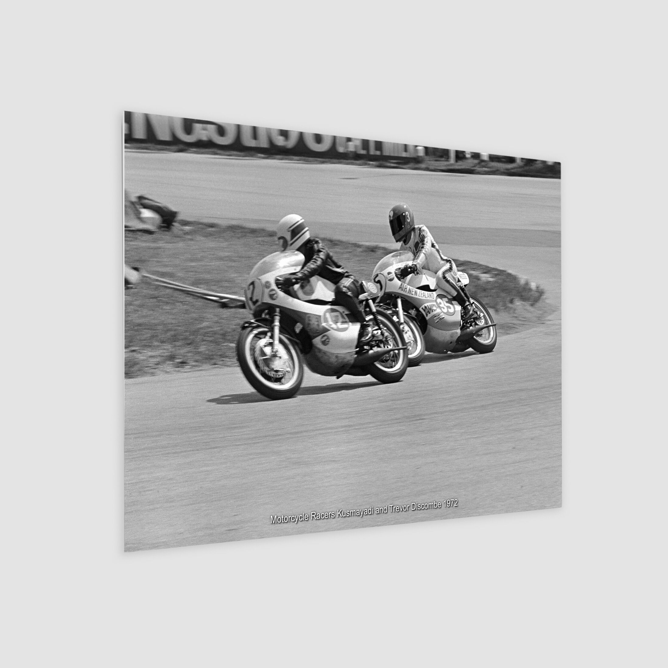 Motorcycle Racers Kusmayadi and Trevor Discombe 1972-My Sg Memories