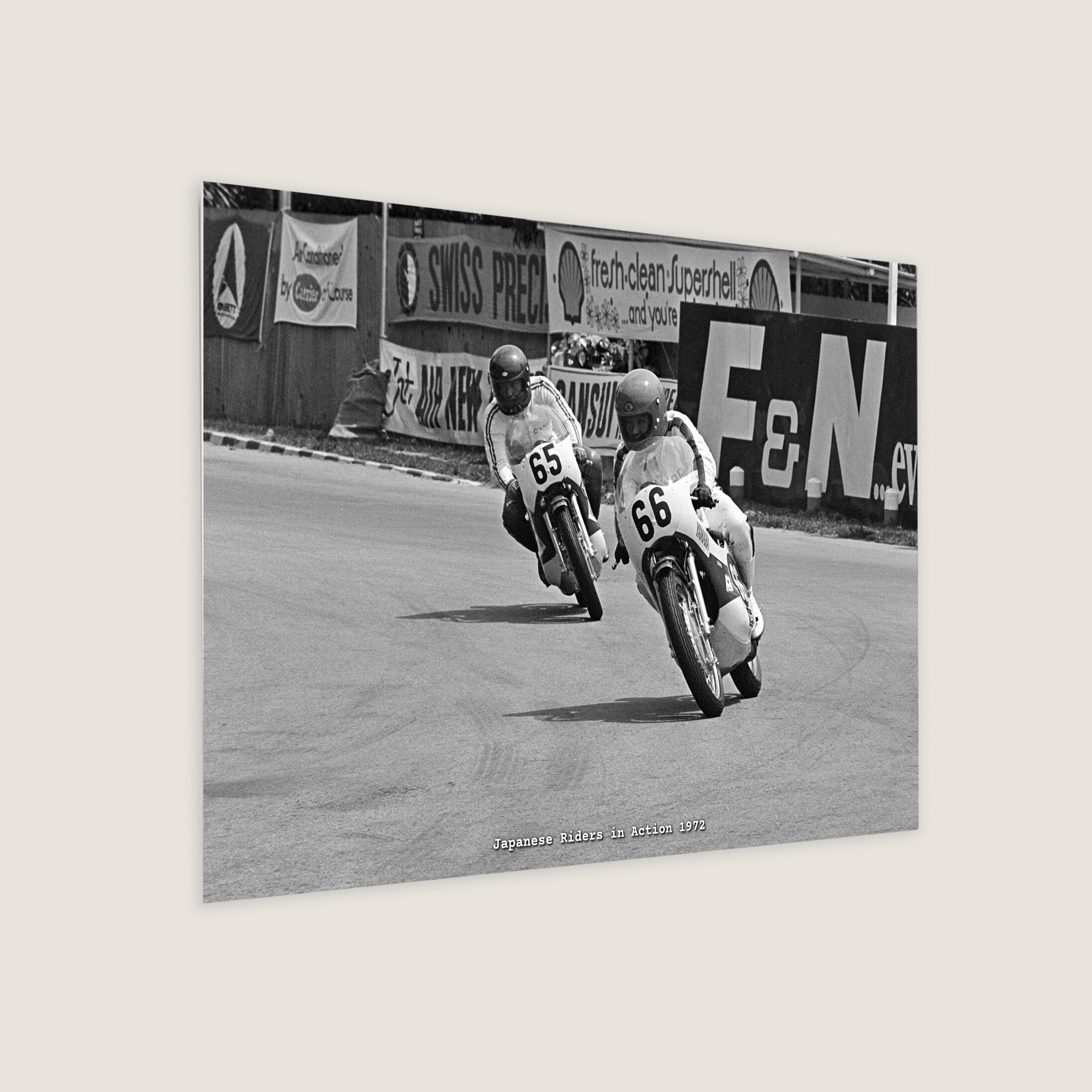 Japanese Riders in Action 1972