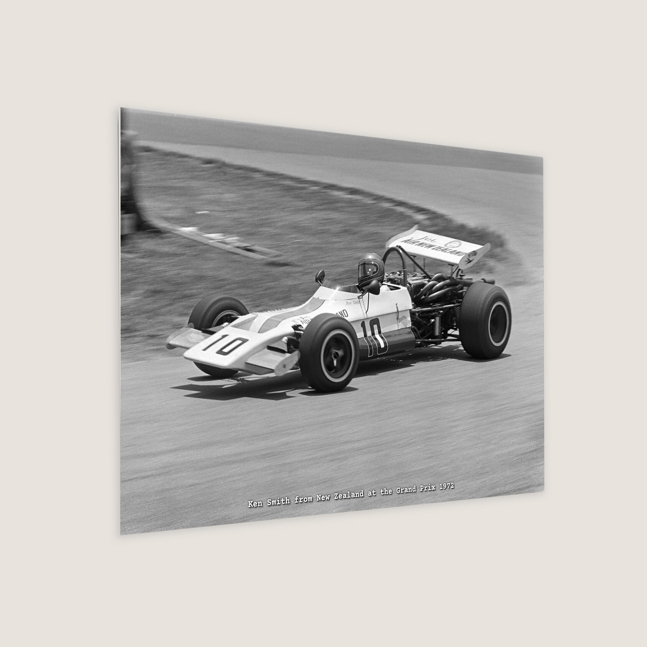 Ken Smith from New Zealand at the Grand Prix 1972