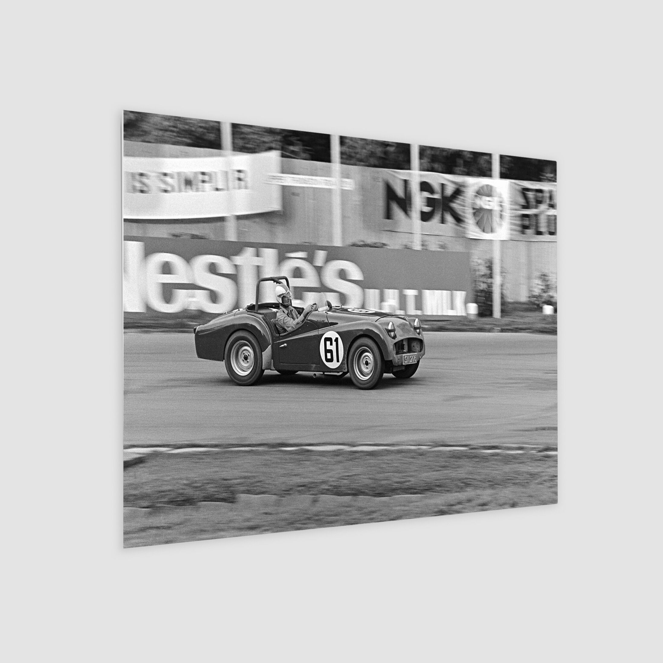 Ian Boughton in a Triumph TR3A 1972-My Sg Memories