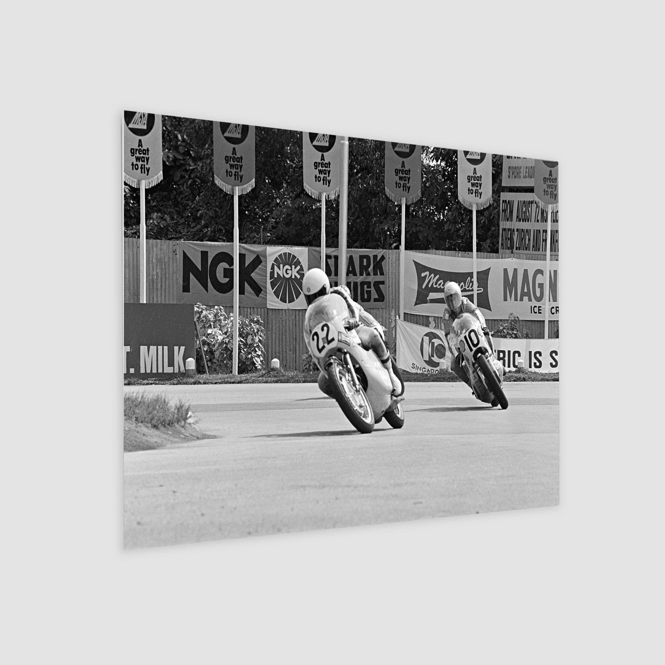 Motorcycle Champions at the Circus Hairpin 1972-My Sg Memories