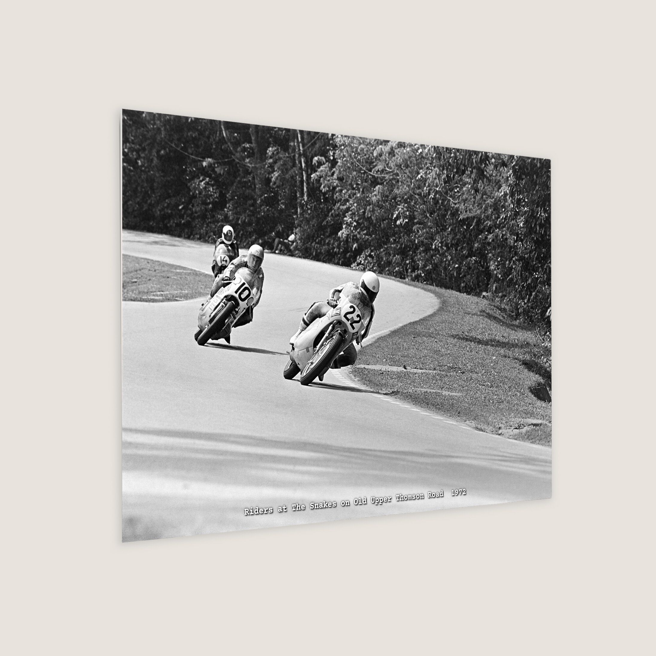 Riders at The Snakes on Old Upper Thomson Road 1972